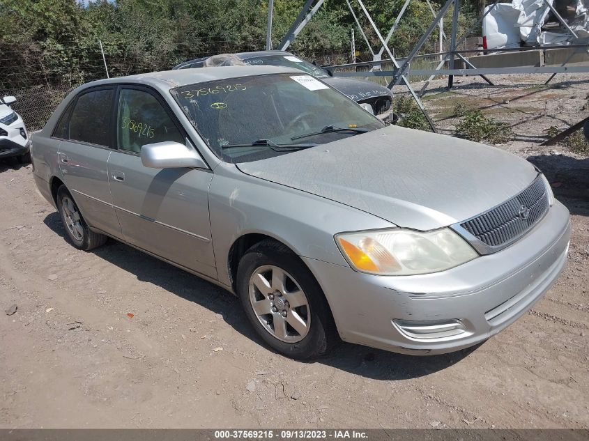 toyota avalon 2002 4t1bf28b02u258146