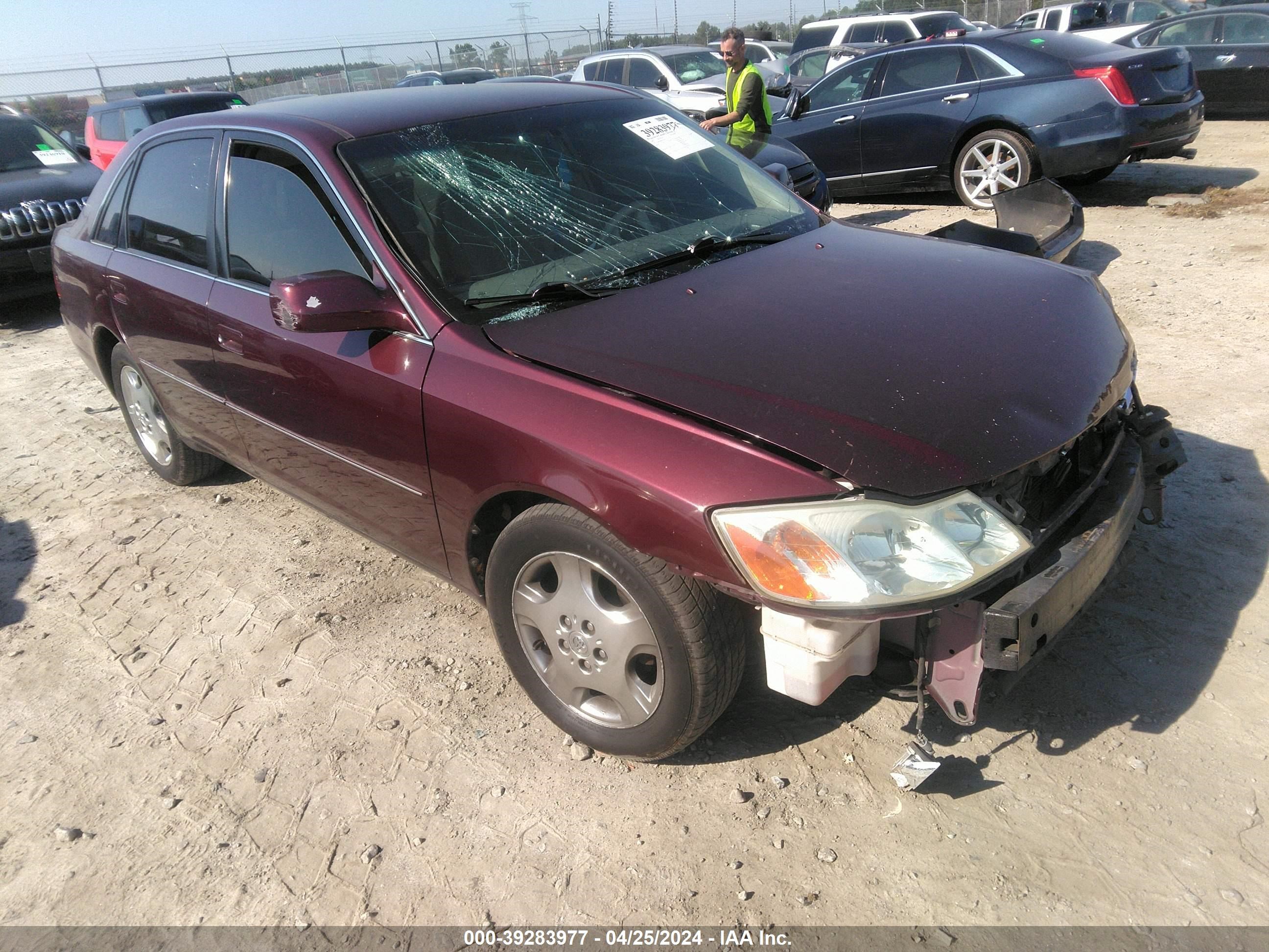 toyota avalon 2003 4t1bf28b13u334622