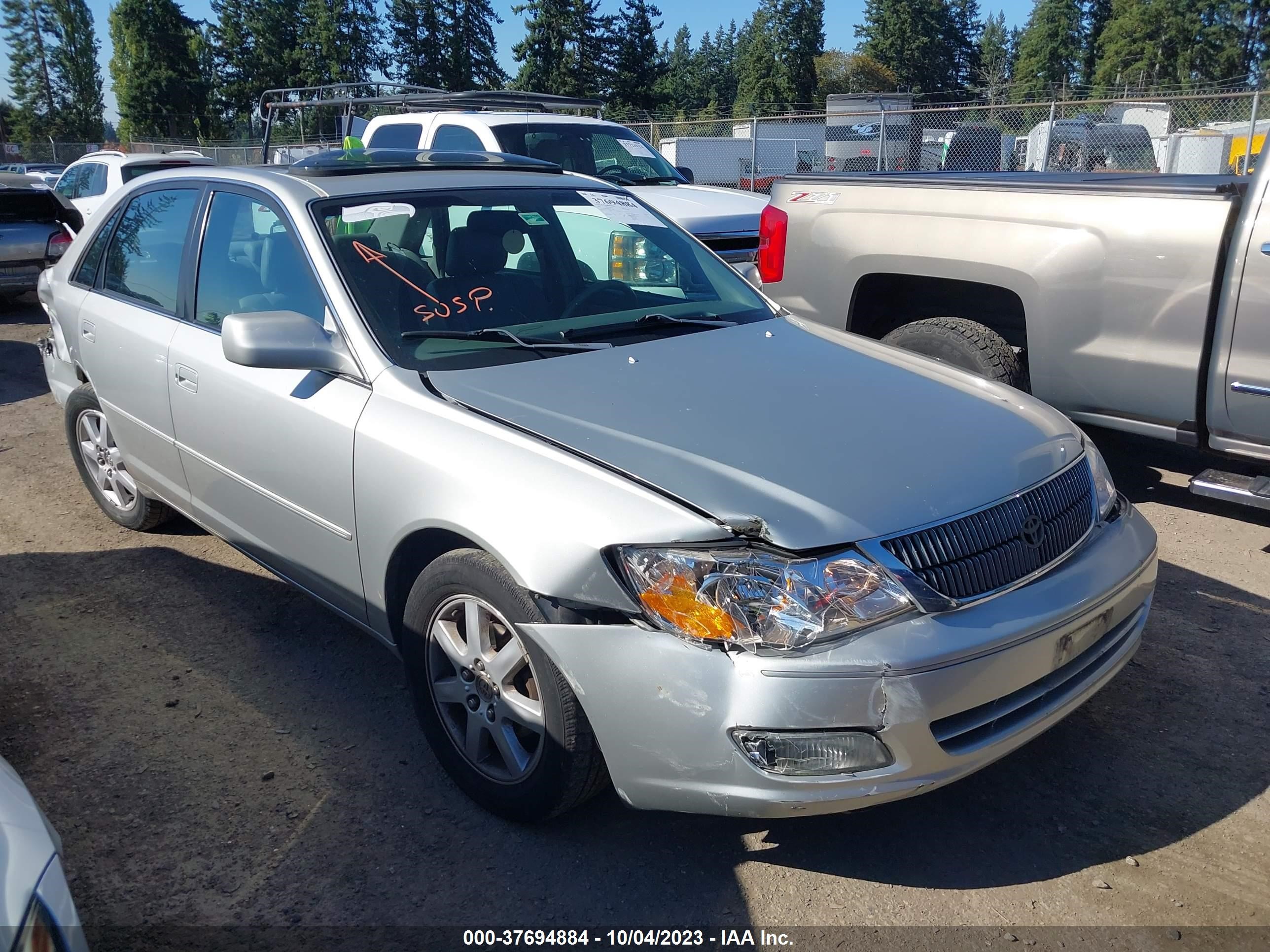 toyota avalon 2001 4t1bf28b21u175669