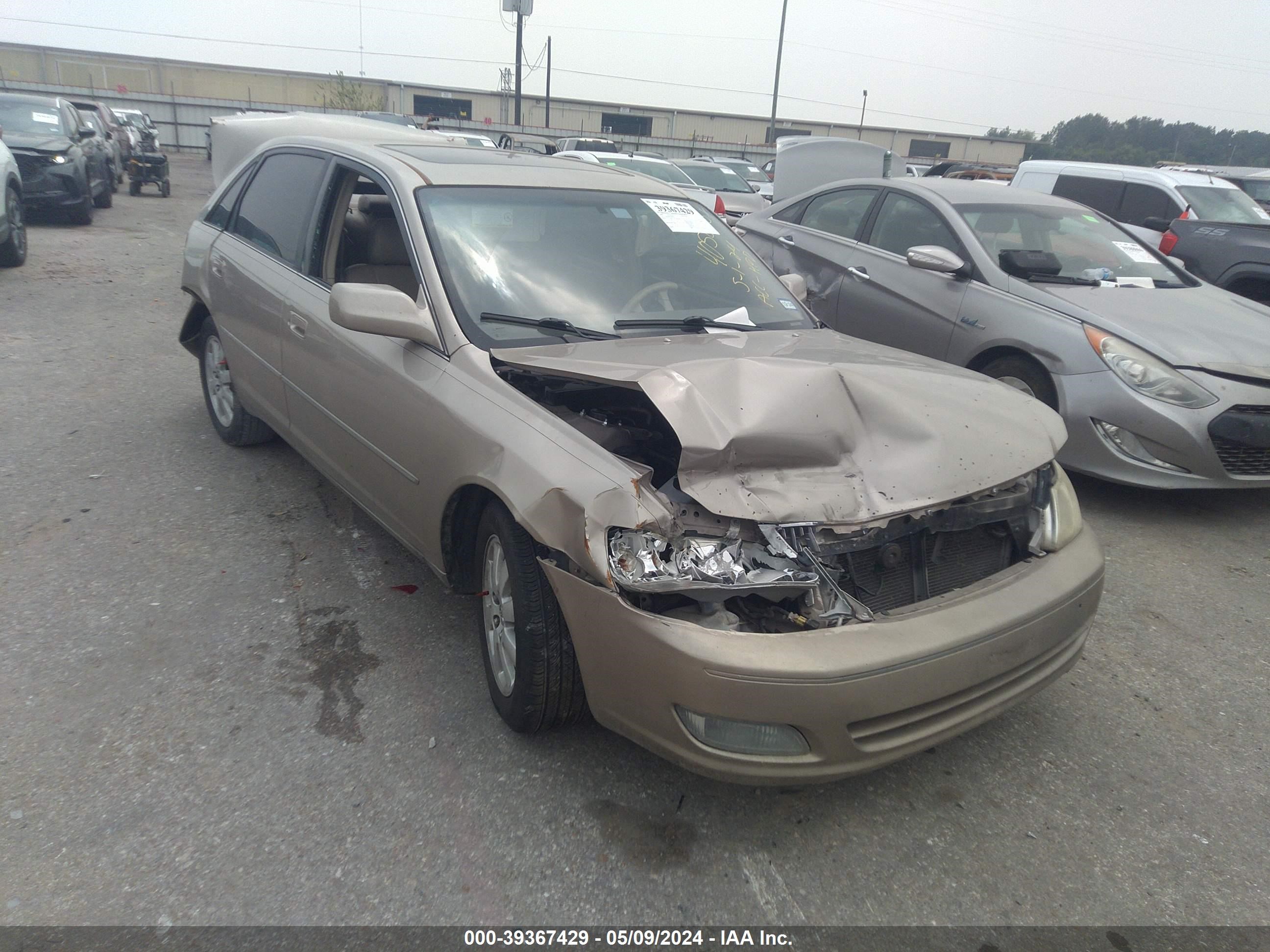 toyota avalon 2004 4t1bf28b24u385712