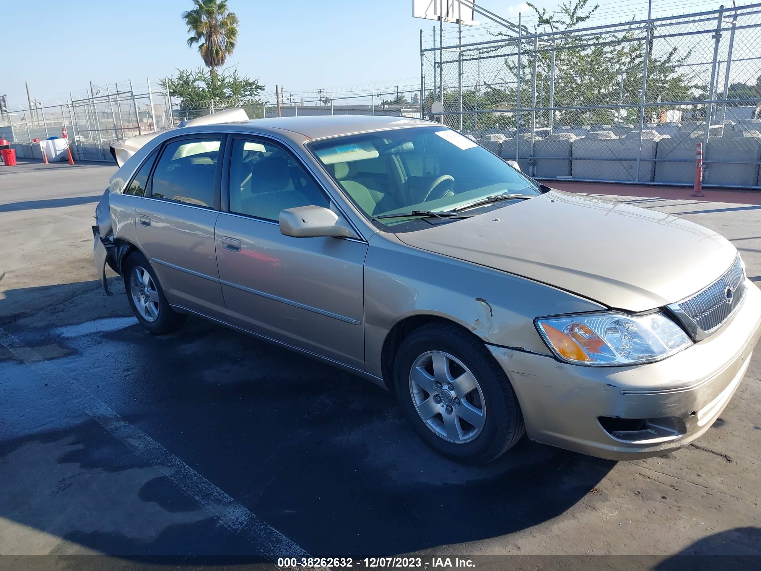 toyota avalon 2002 4t1bf28b32u205165