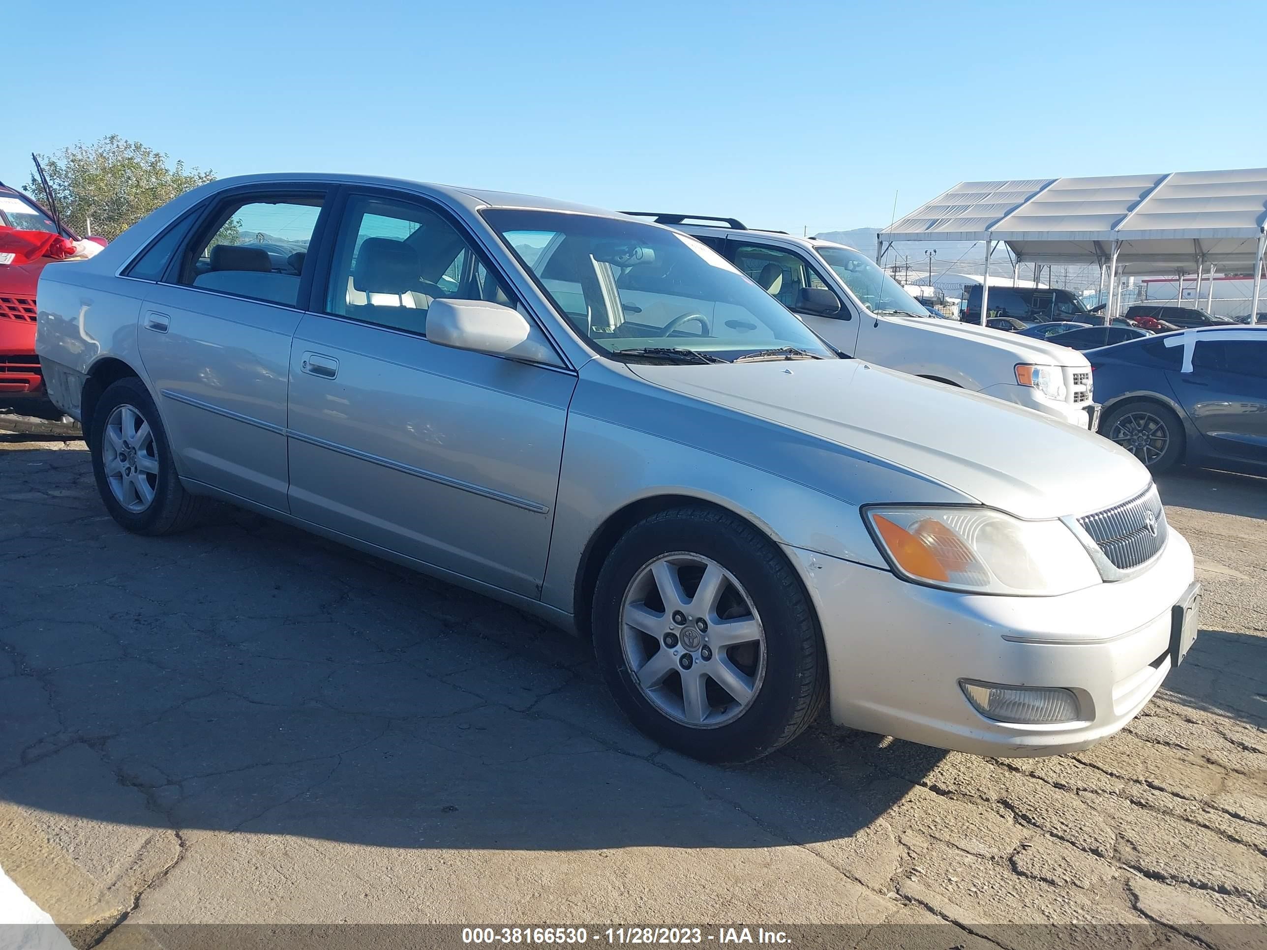 toyota avalon xl 2000 4t1bf28b3yu111960