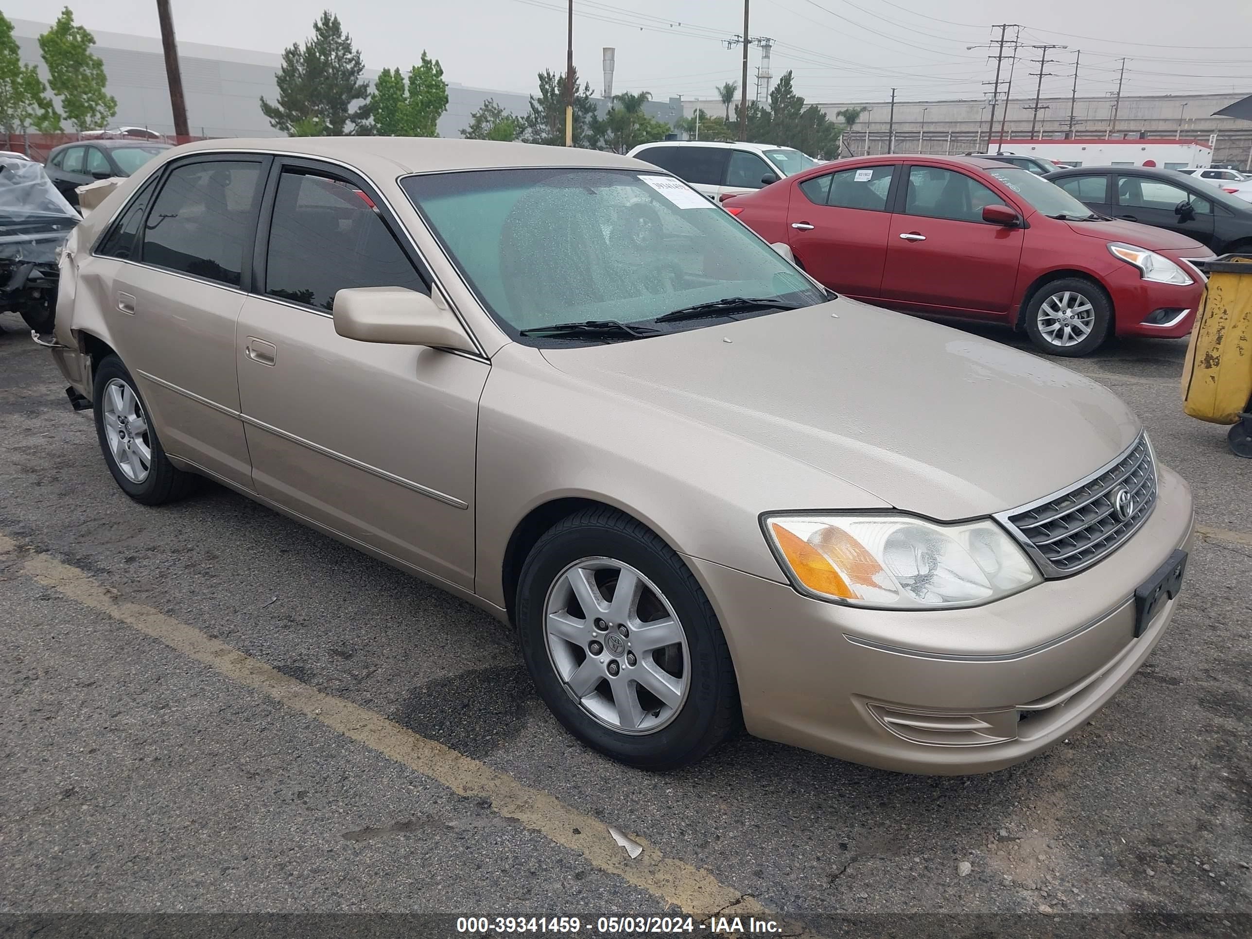 toyota avalon 2003 4t1bf28b53u329326