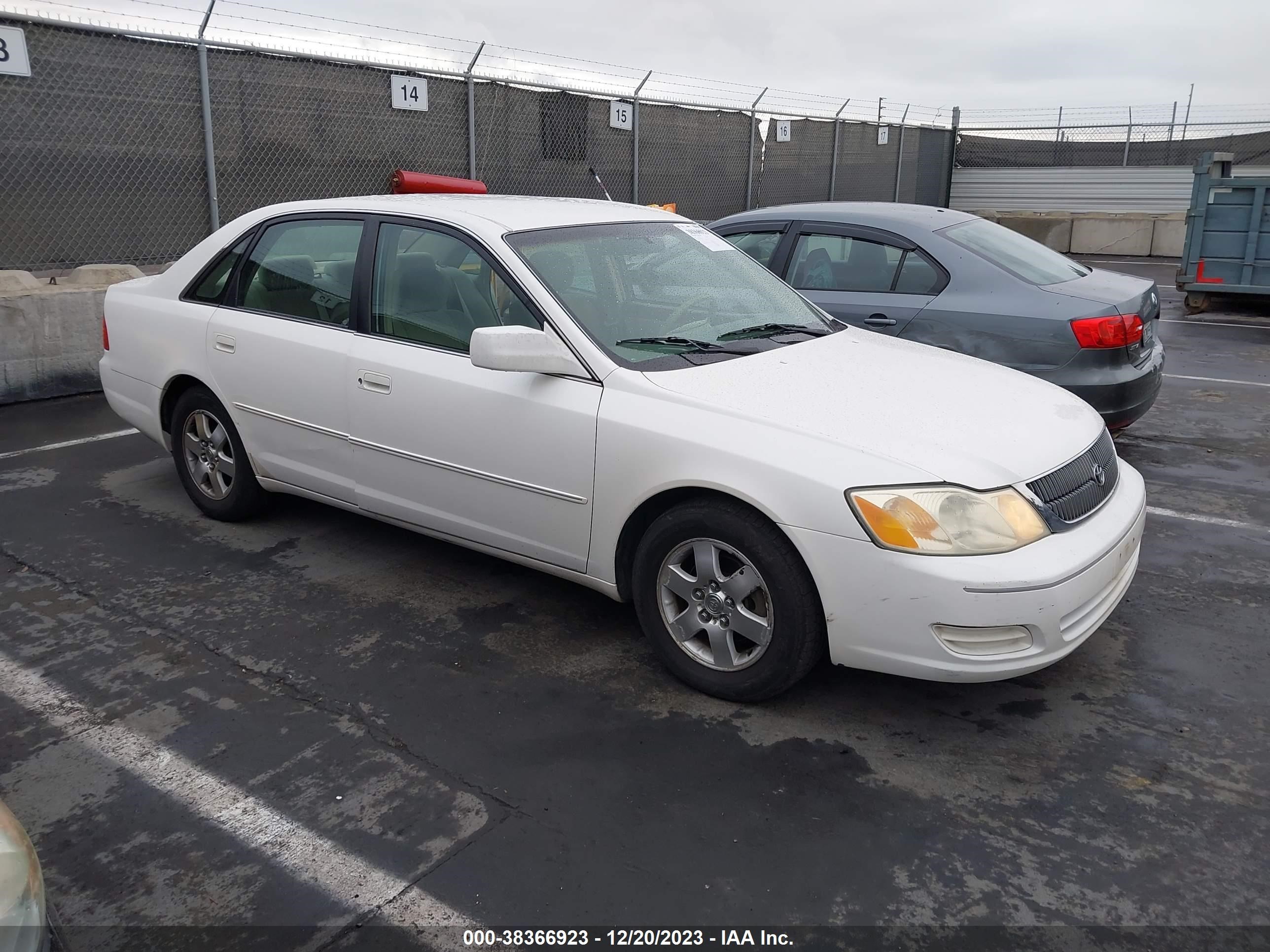 toyota avalon 2001 4t1bf28b61u135451