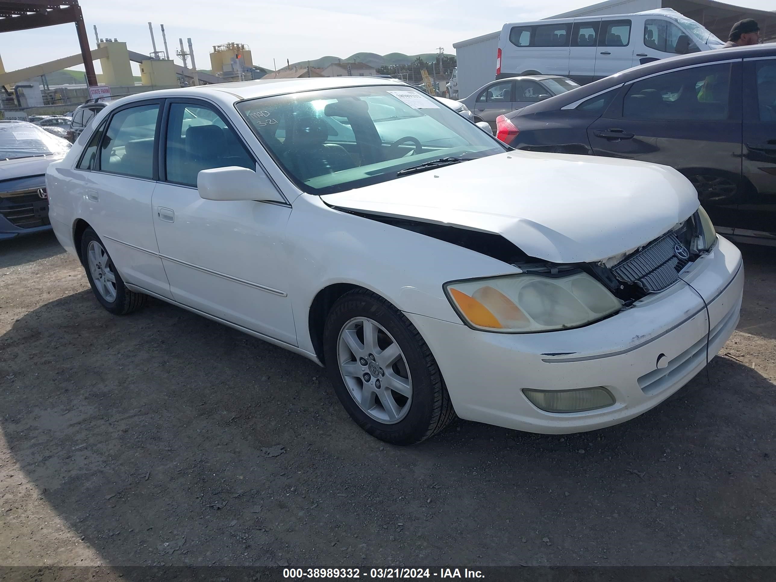 toyota avalon 2002 4t1bf28b62u241903