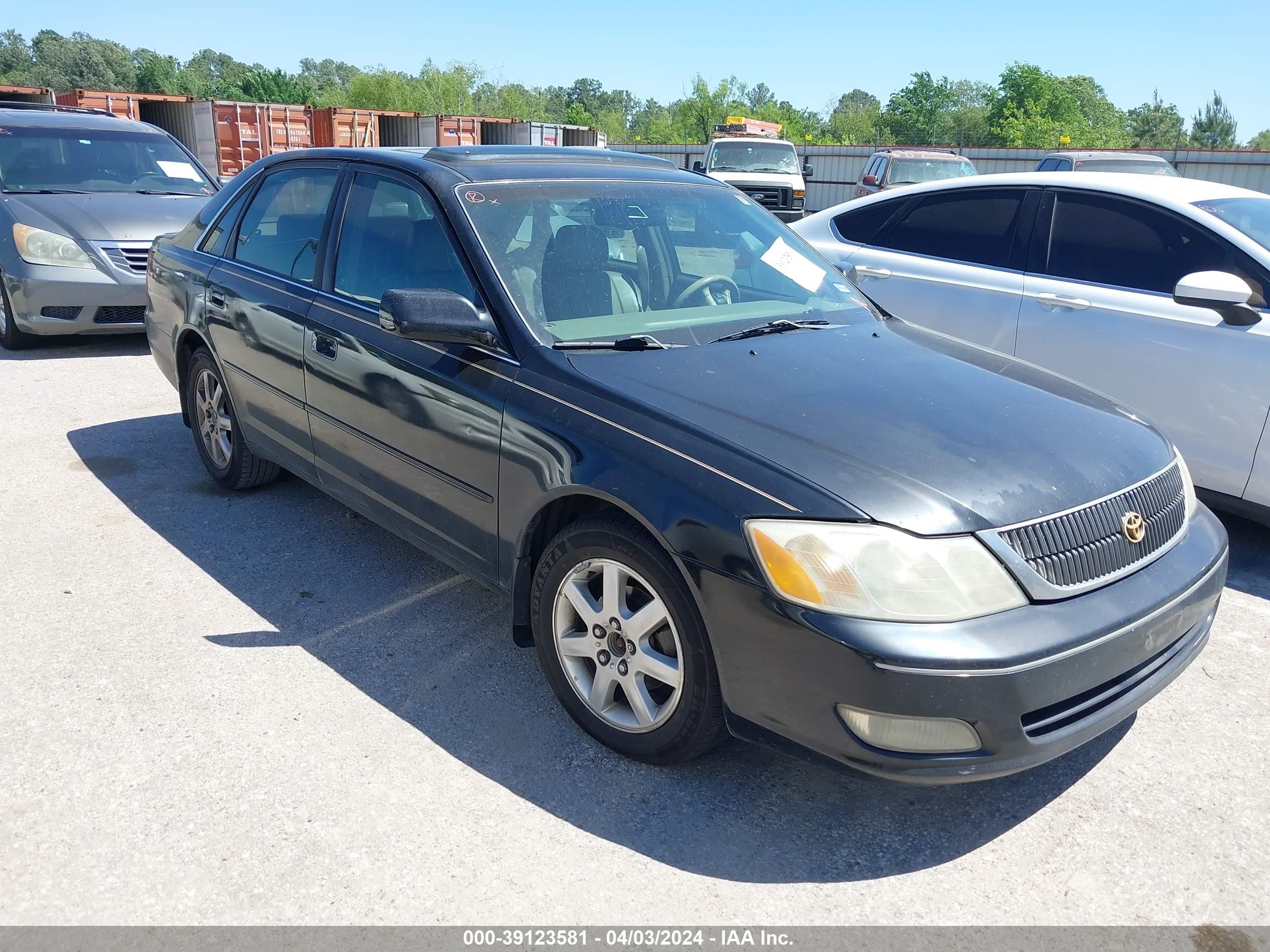 toyota avalon 2002 4t1bf28b62u250892