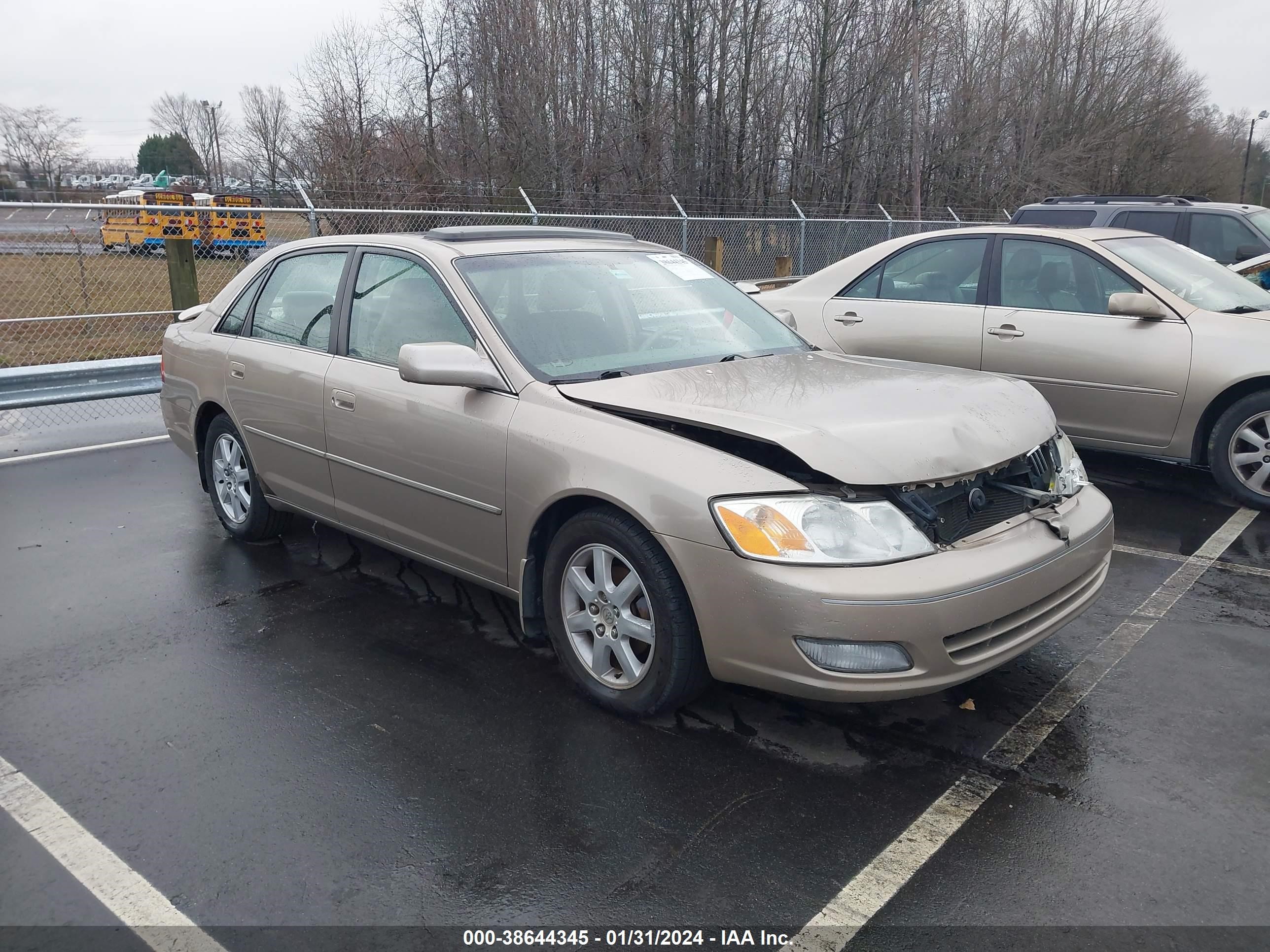 toyota avalon 2000 4t1bf28b6yu084804