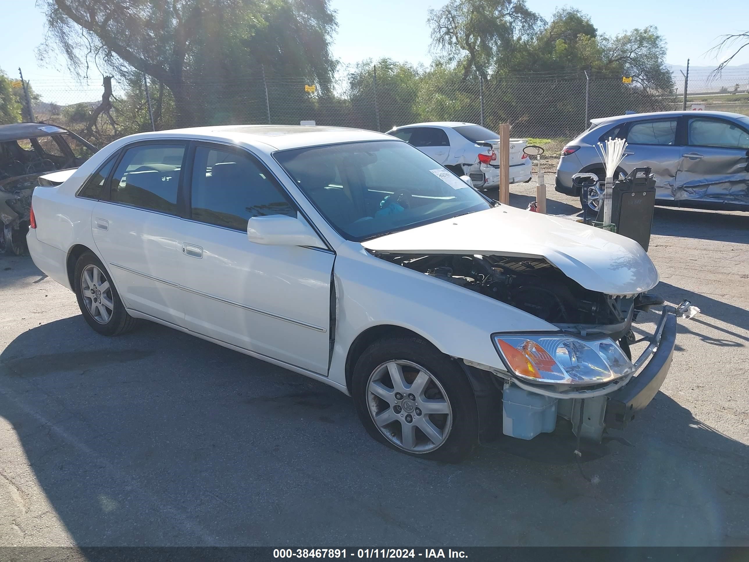 toyota avalon 2001 4t1bf28b71u119758