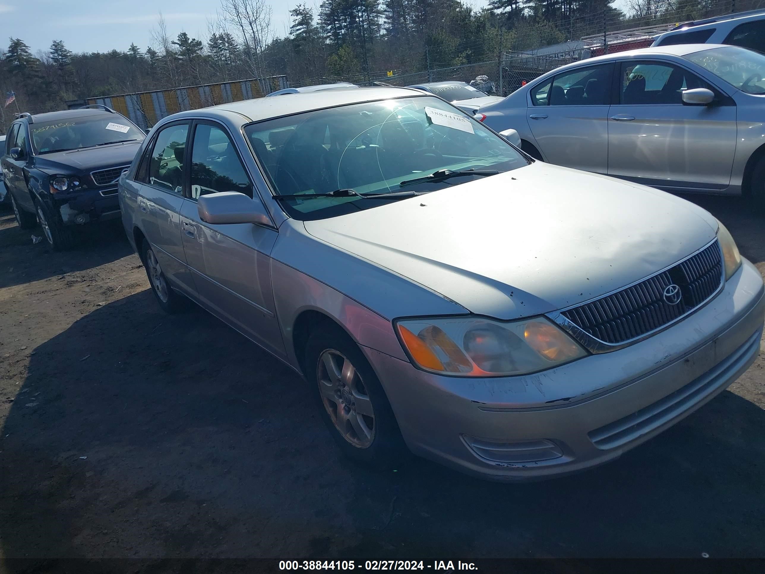 toyota avalon 2002 4t1bf28b72u250738