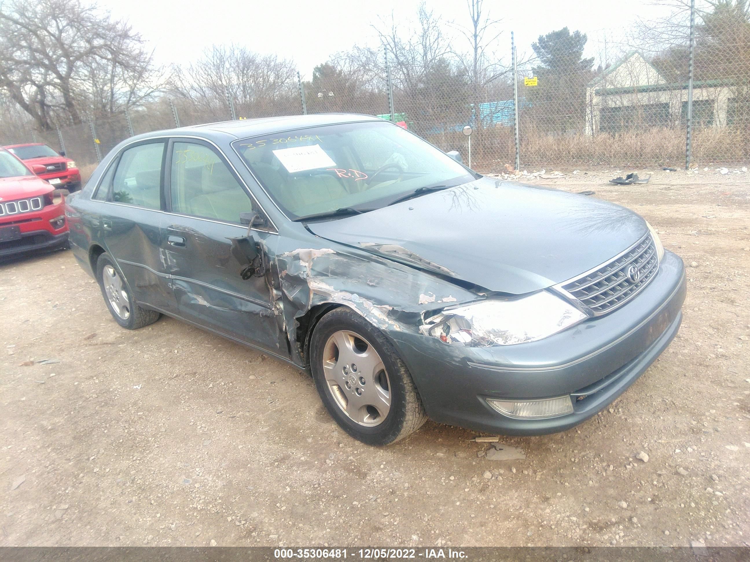 toyota avalon 2004 4t1bf28bx4u388907