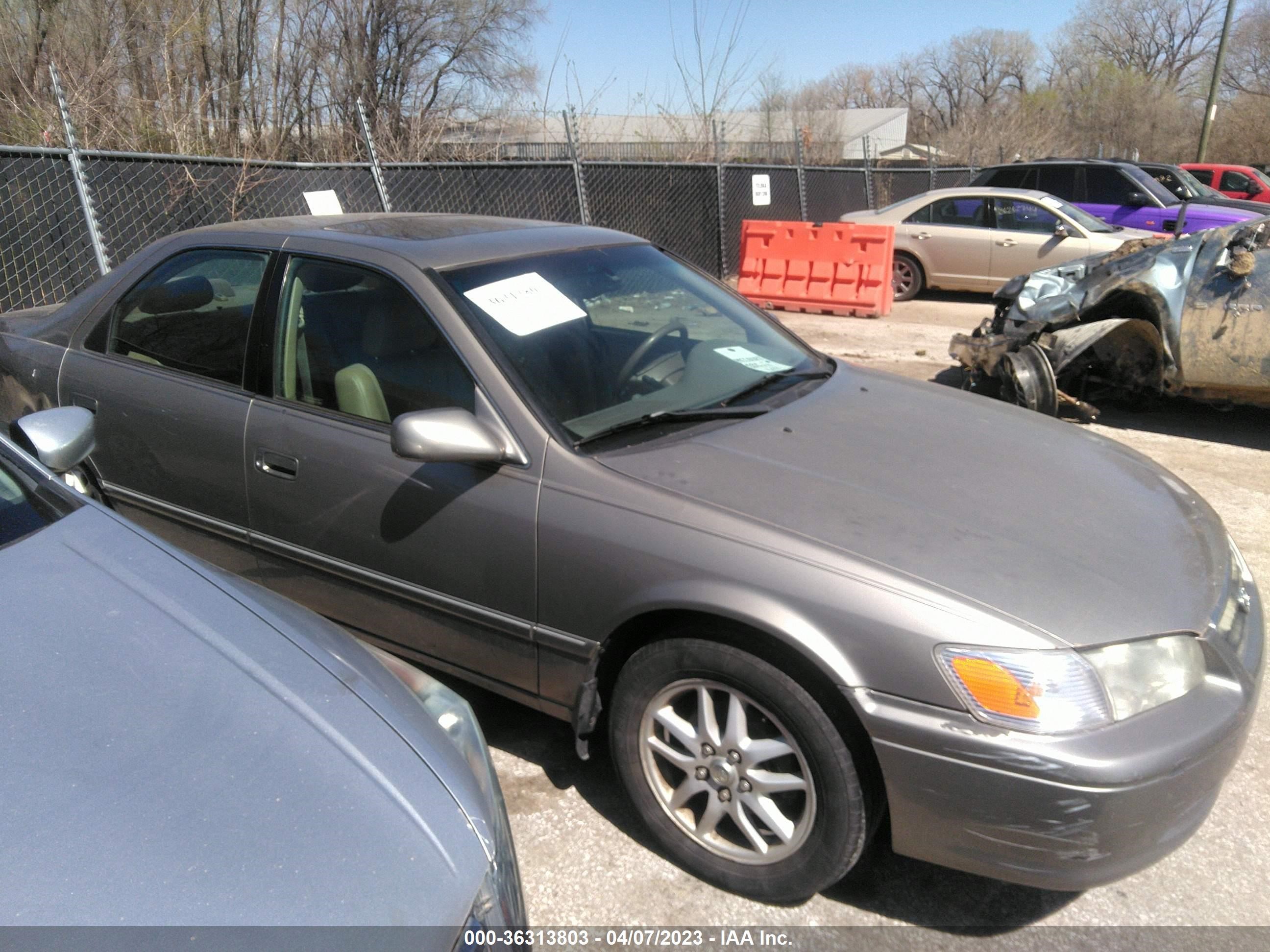 toyota camry 2001 4t1bf28k01u116622