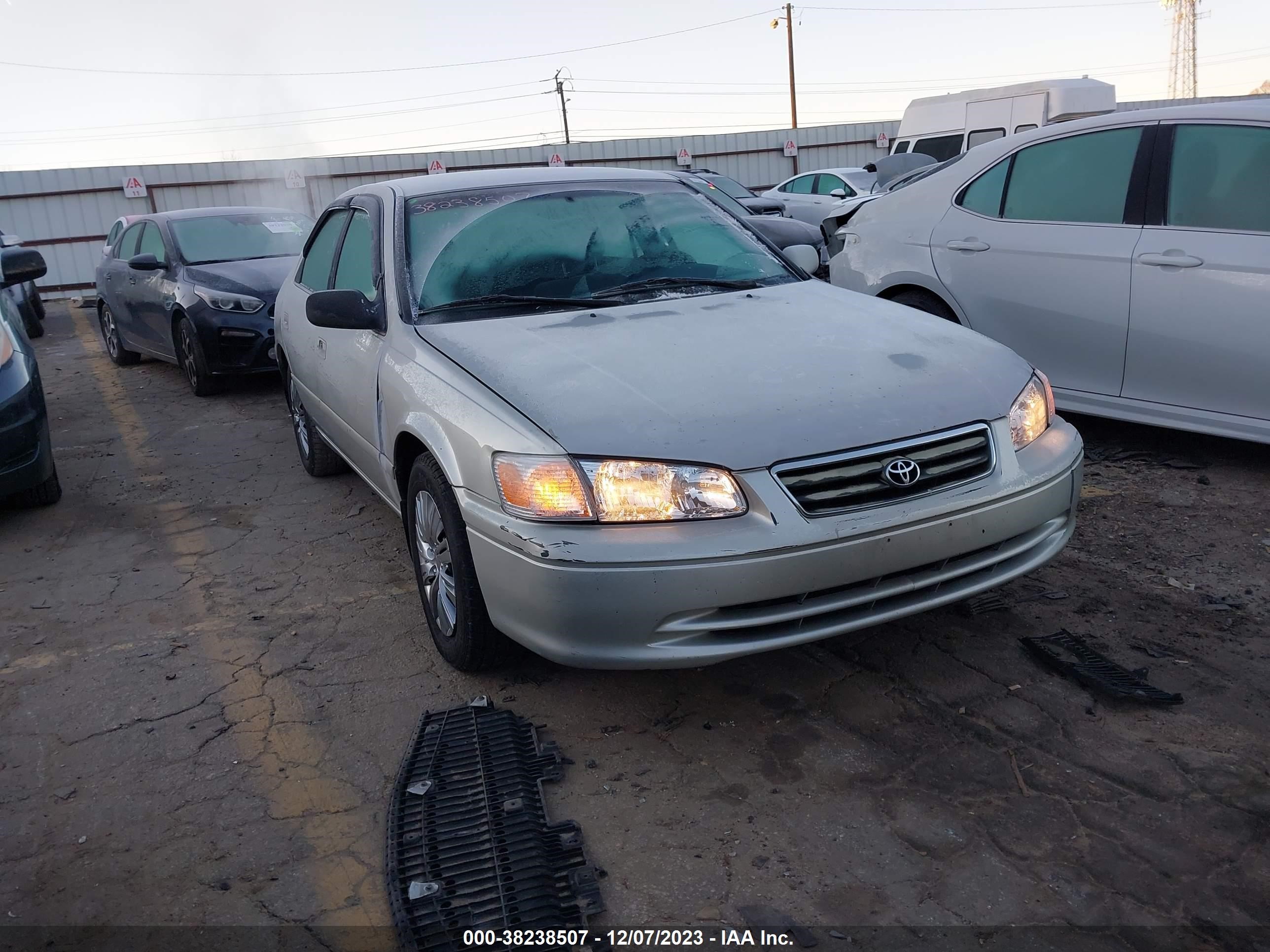 toyota camry 2001 4t1bf28k41u124609