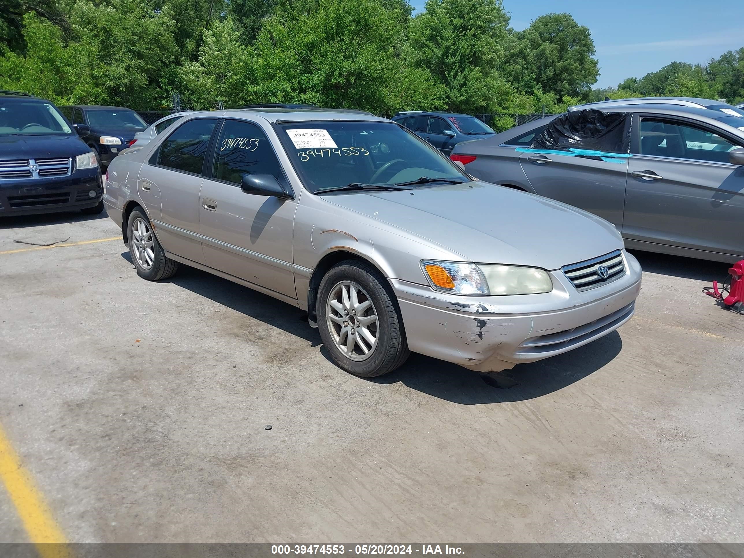 toyota camry 2001 4t1bf28k81u129263