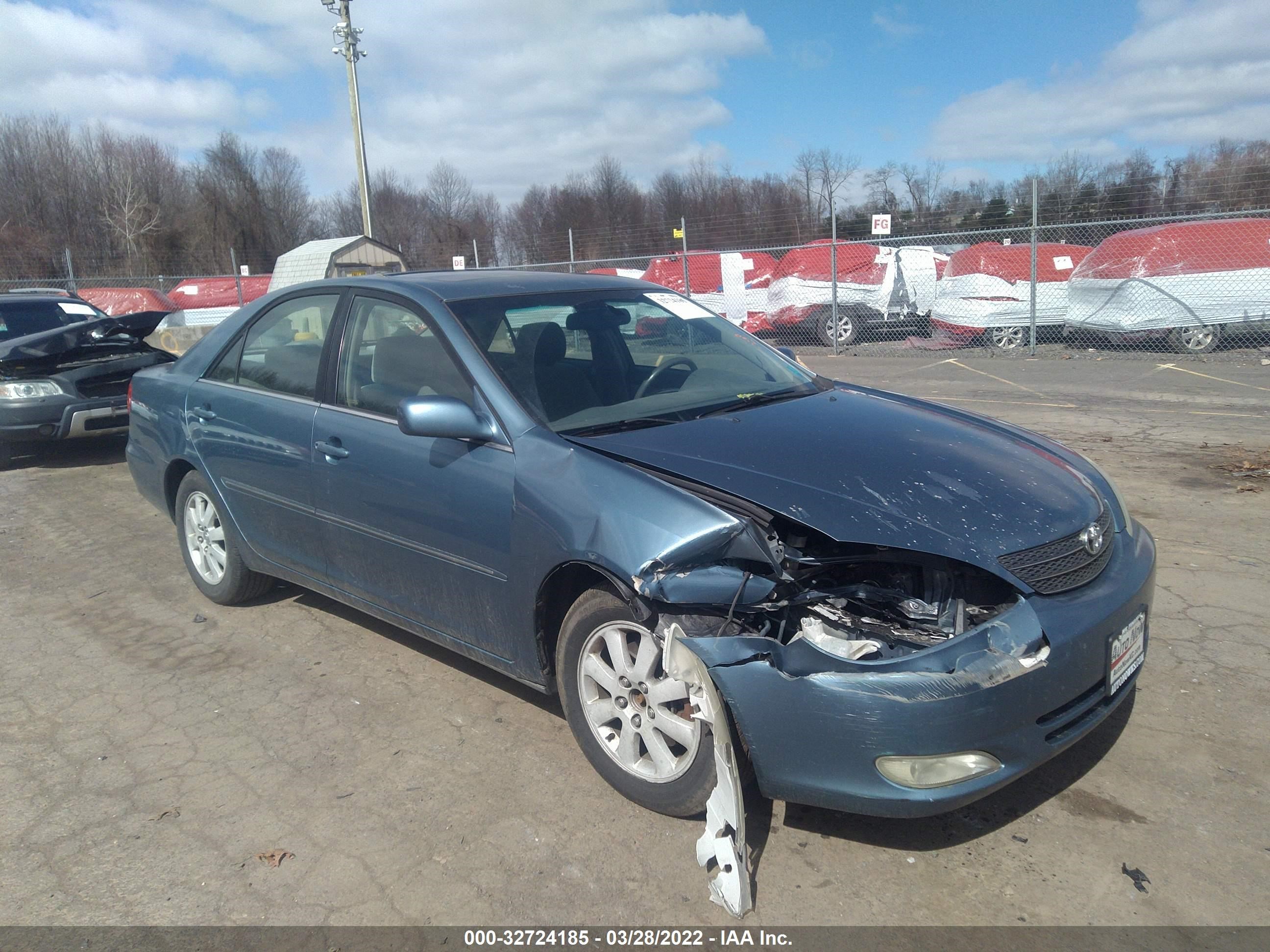 toyota camry 2003 4t1bf30k03u543531