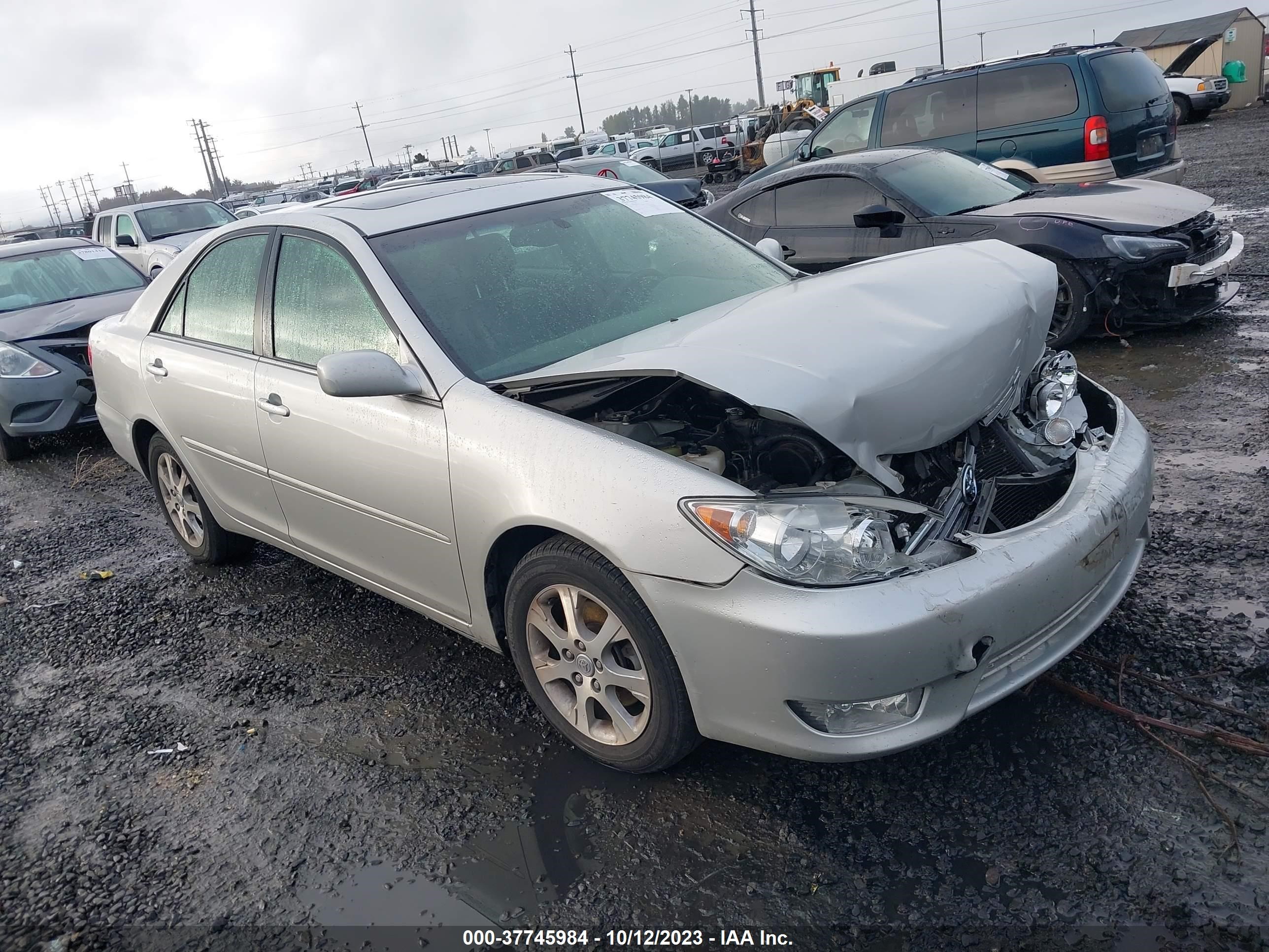 toyota camry 2005 4t1bf30k05u620322