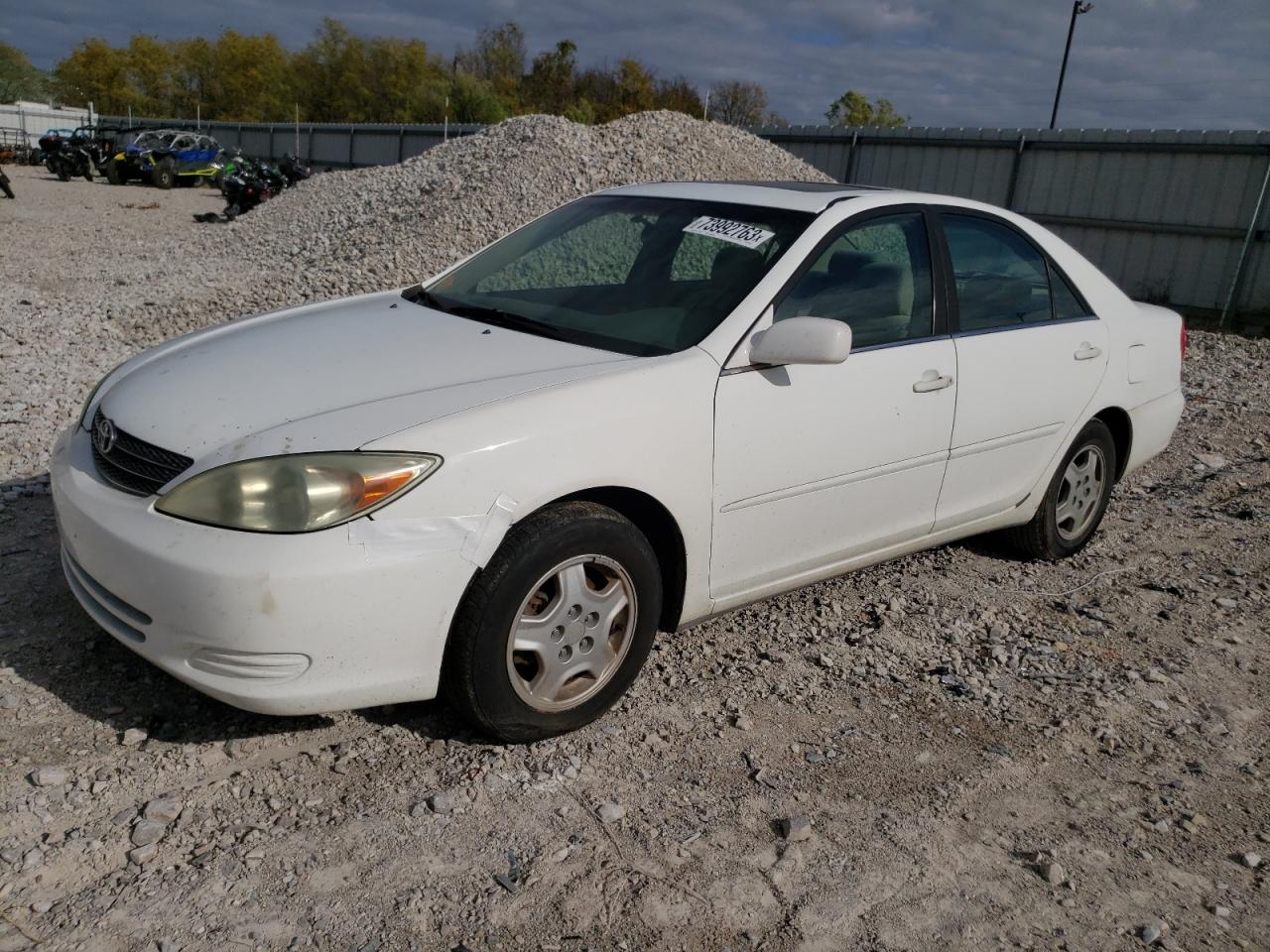 toyota camry 2002 4t1bf30k12u008612