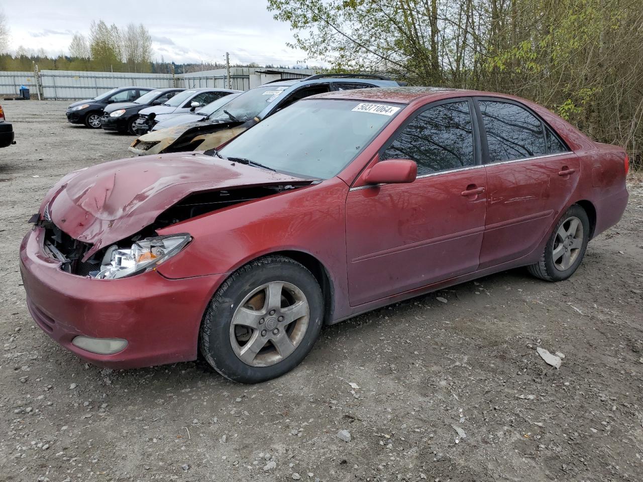 toyota camry 2003 4t1bf30k23u049283