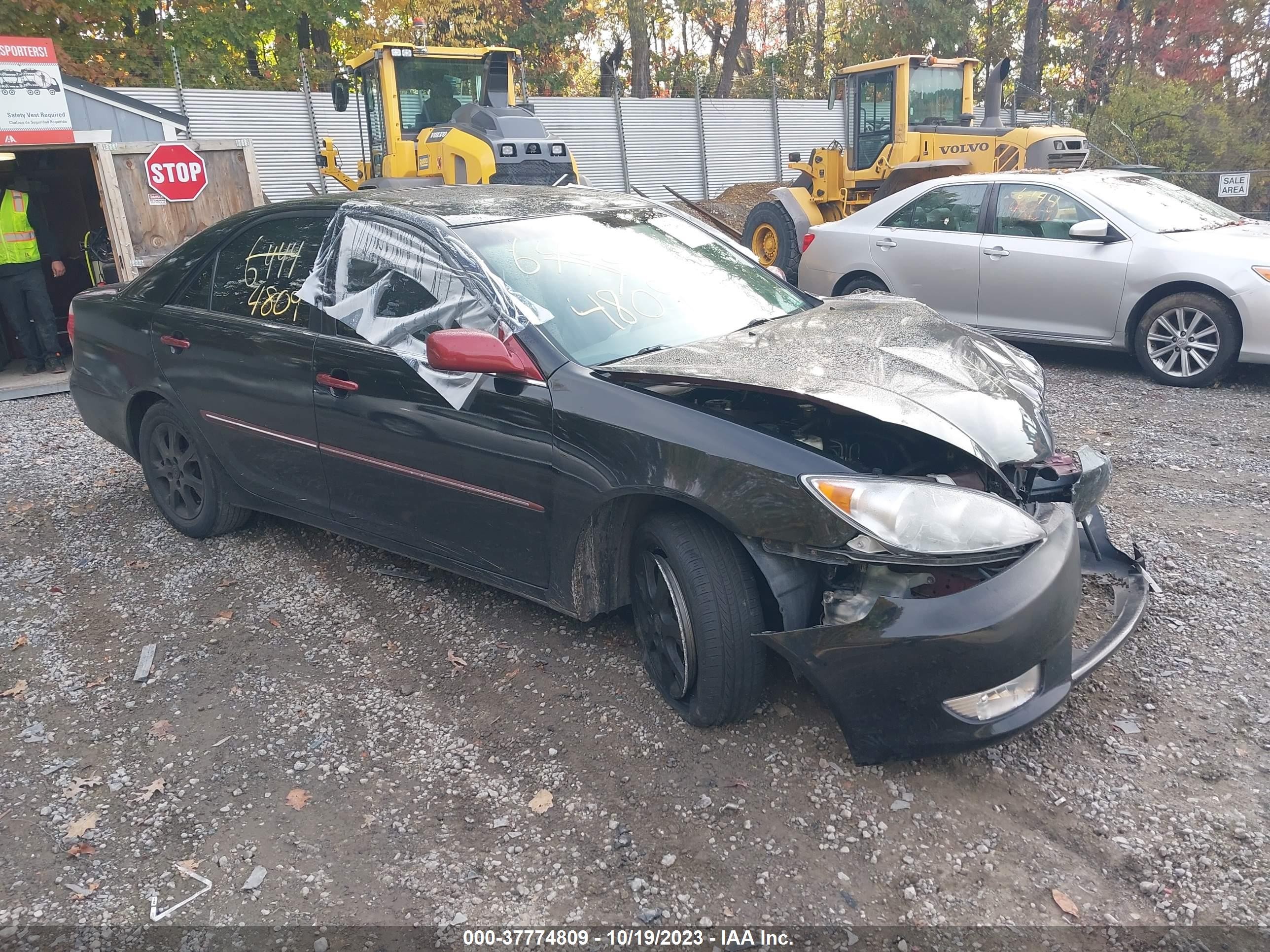 toyota camry 2005 4t1bf30k25u093500