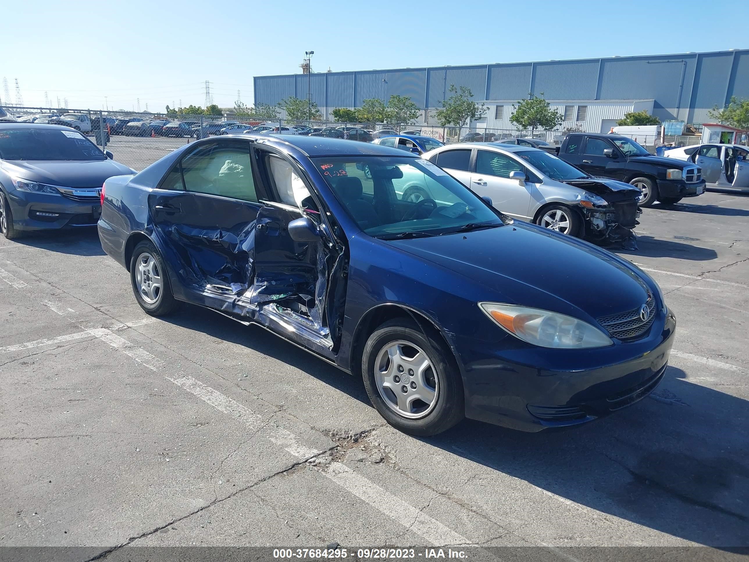 toyota camry 2002 4t1bf30k32u524308