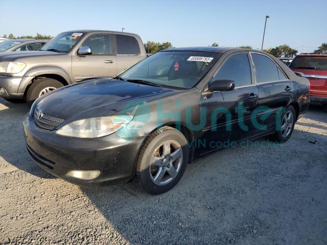 toyota camry le 2003 4t1bf30k43u050421
