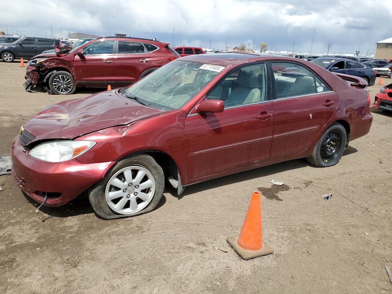 toyota camry 2004 4t1bf30k44u072453