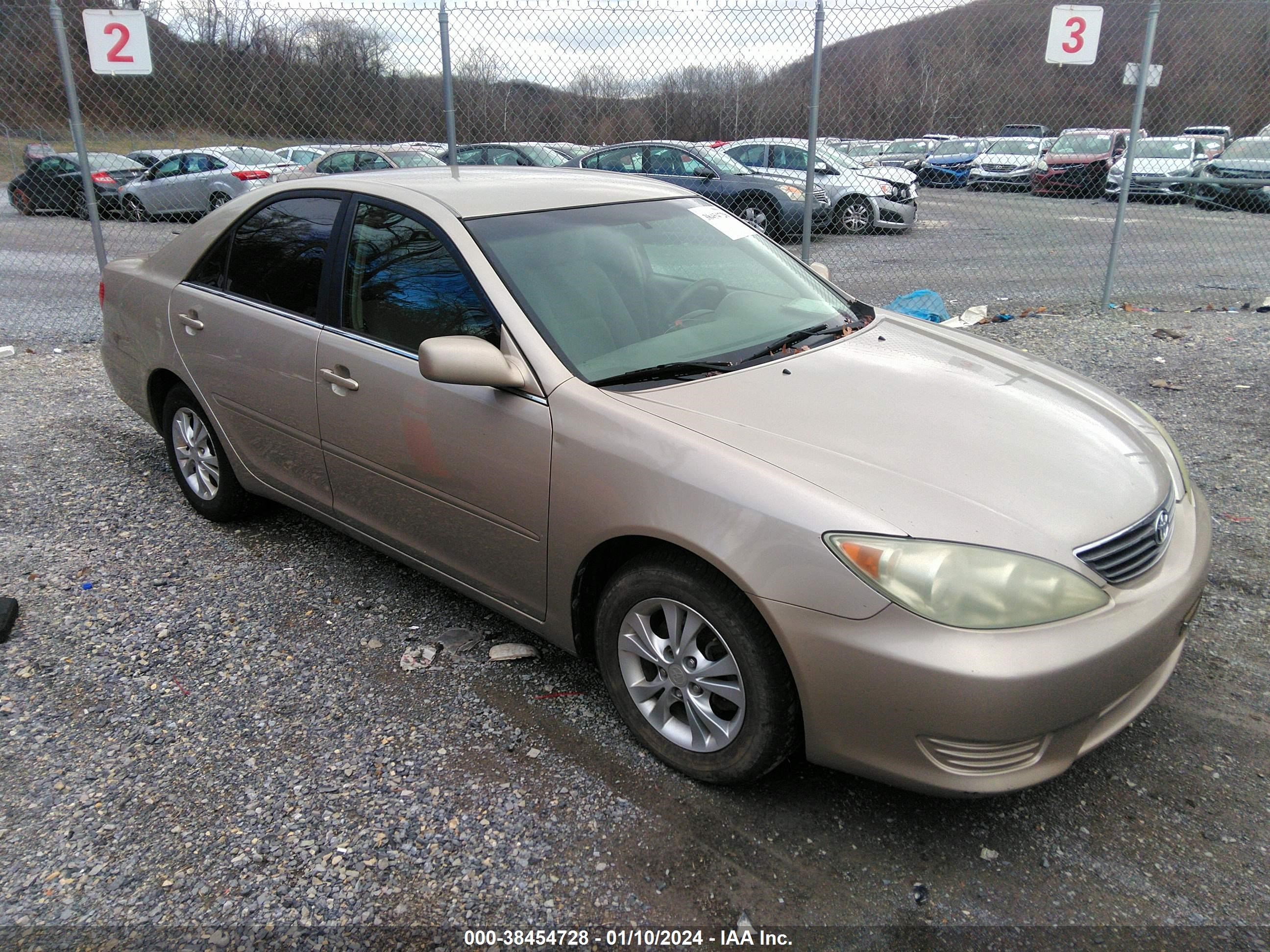 toyota camry 2005 4t1bf30k45u603863