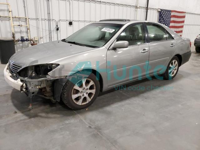toyota camry le 2005 4t1bf30k55u594316
