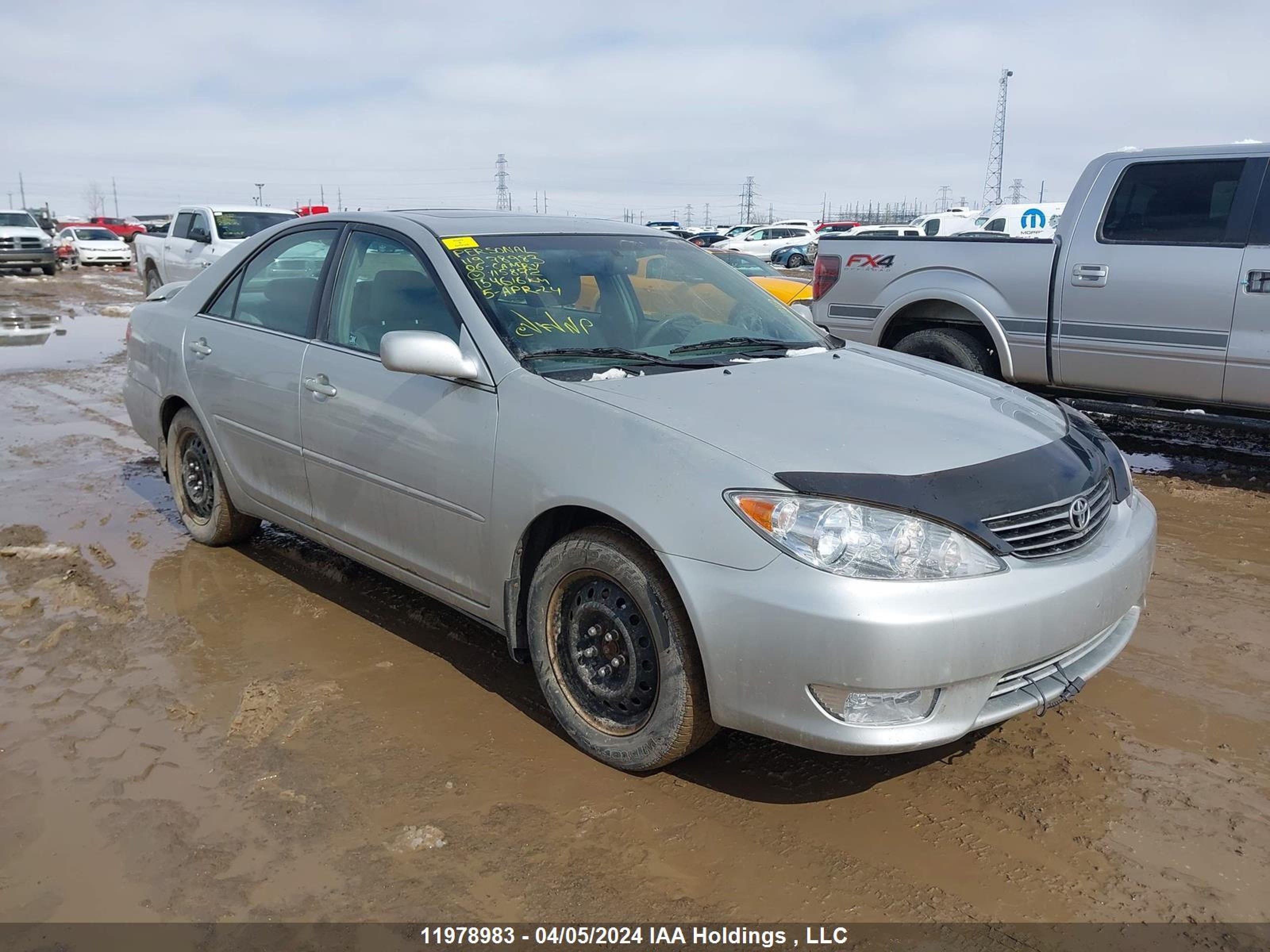 toyota camry 2006 4t1bf30k66u115872