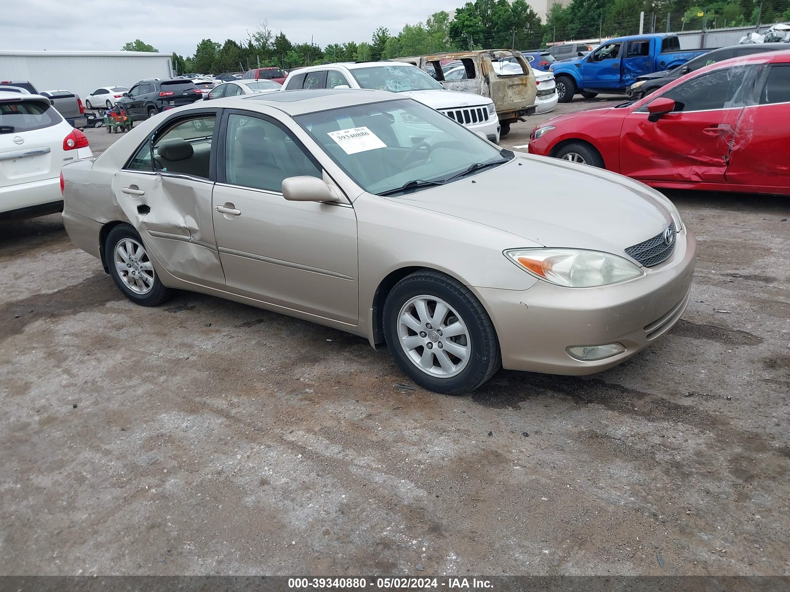 toyota camry 2004 4t1bf30k84u074514