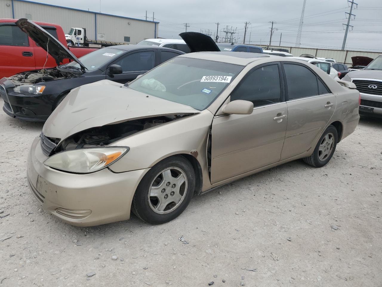 toyota camry 2002 4t1bf32k02u514980