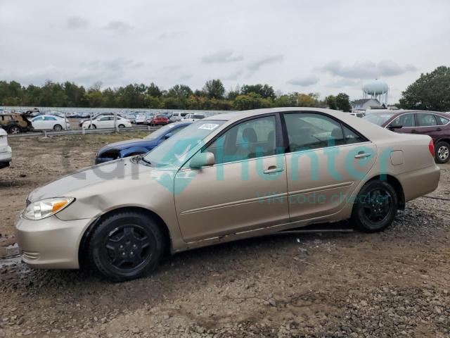 toyota camry le 2003 4t1bf32k03u546619