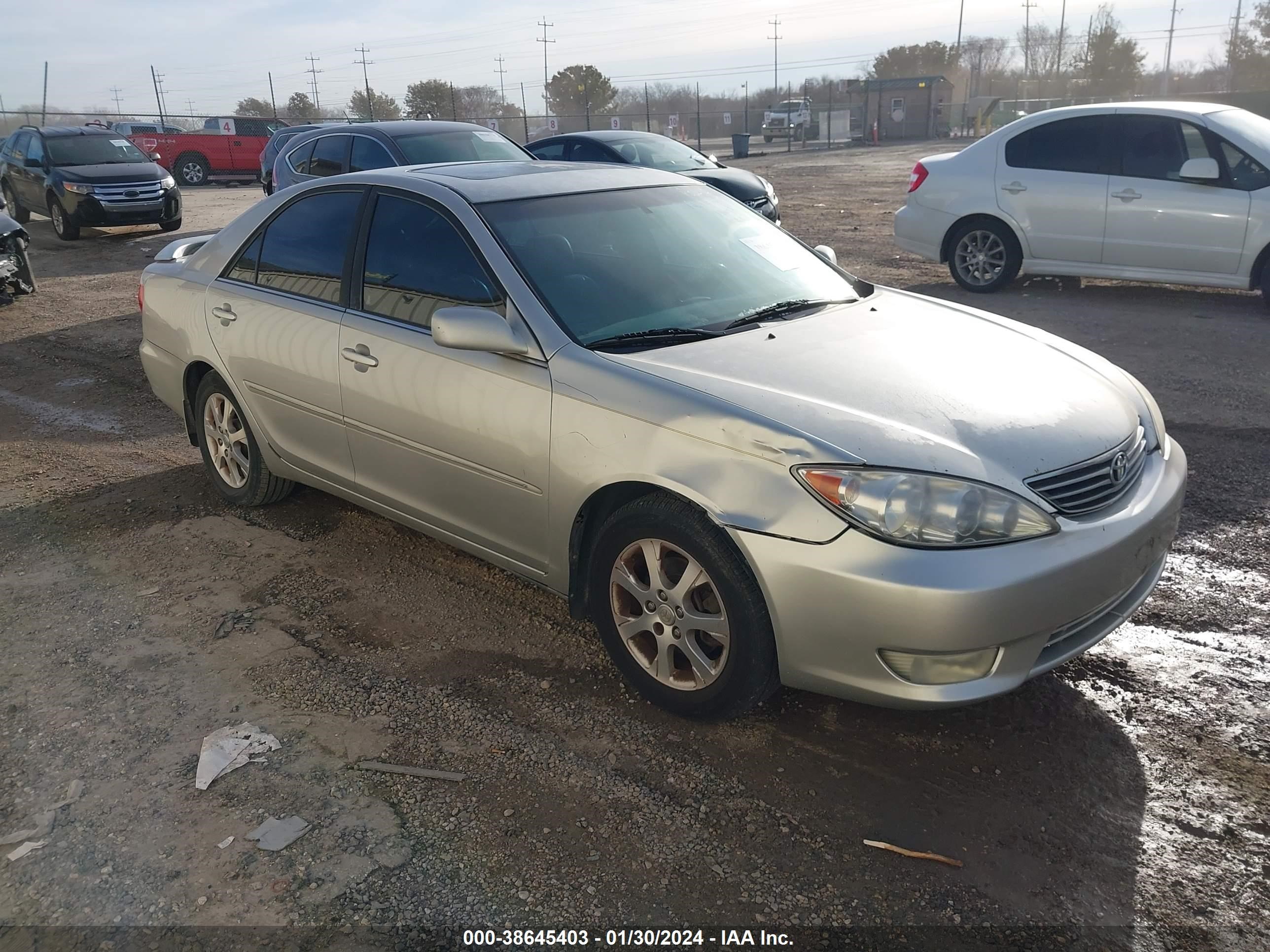 toyota camry 2005 4t1bf32k55u598525