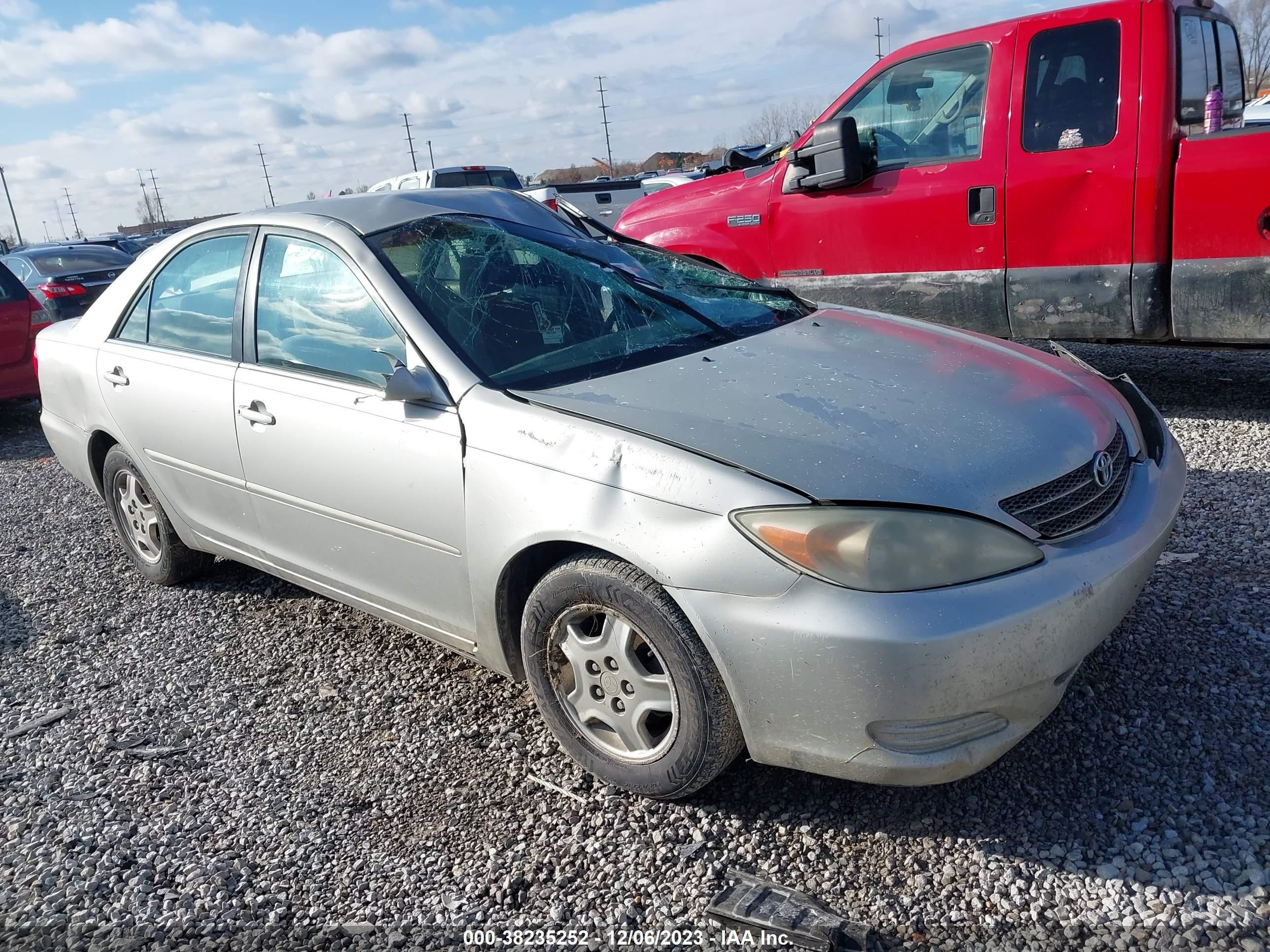 toyota camry 2003 4t1bf32k63u045542