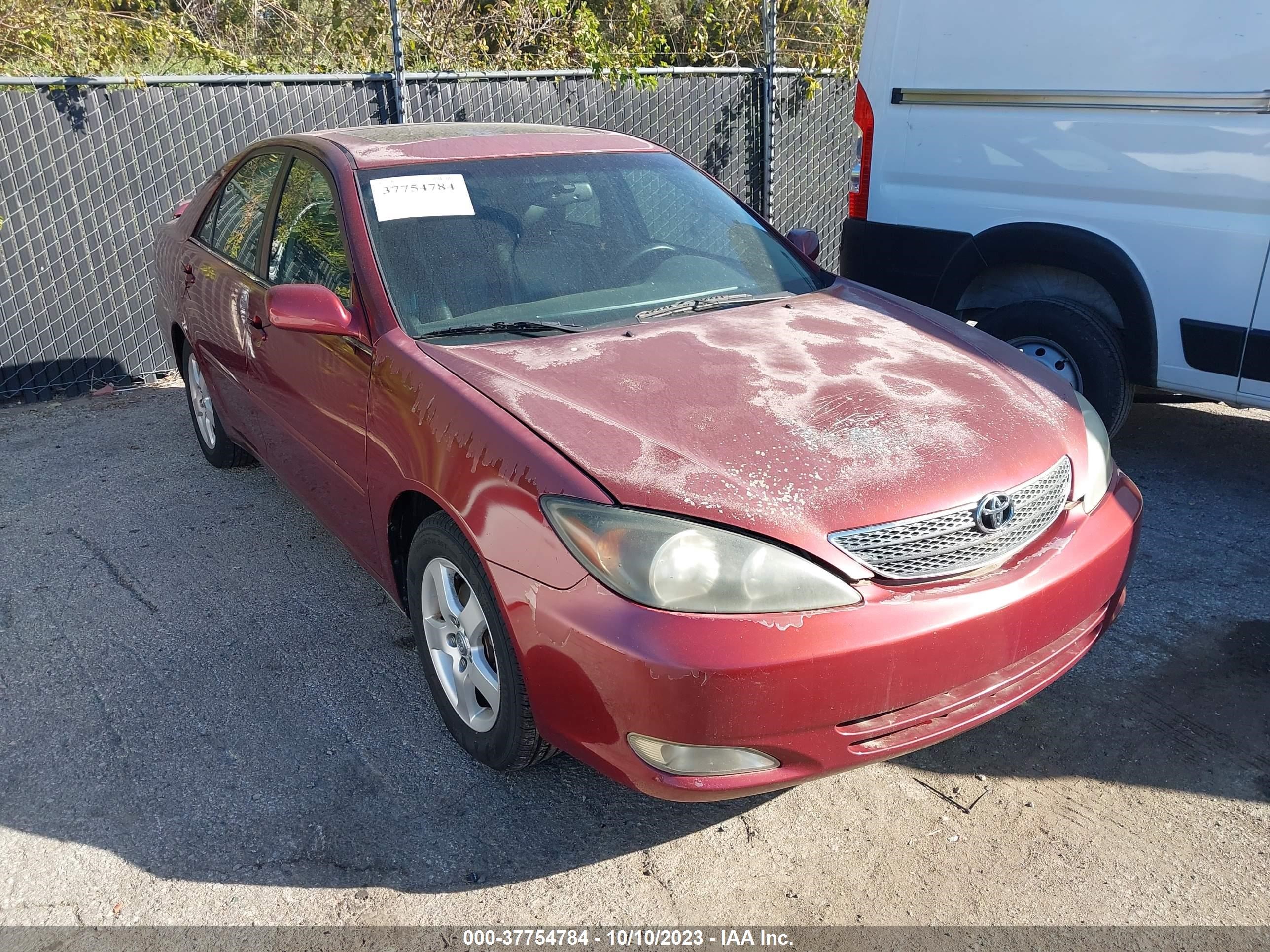 toyota camry 2002 4t1bf32k92u004465