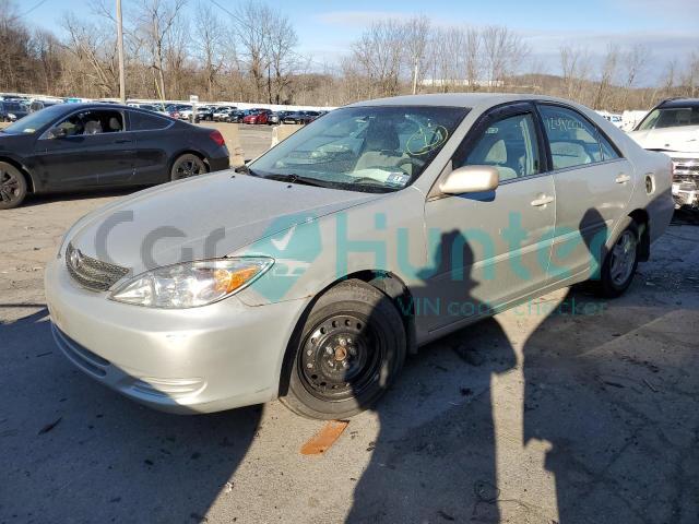 toyota camry le 2002 4t1bf32k92u011254