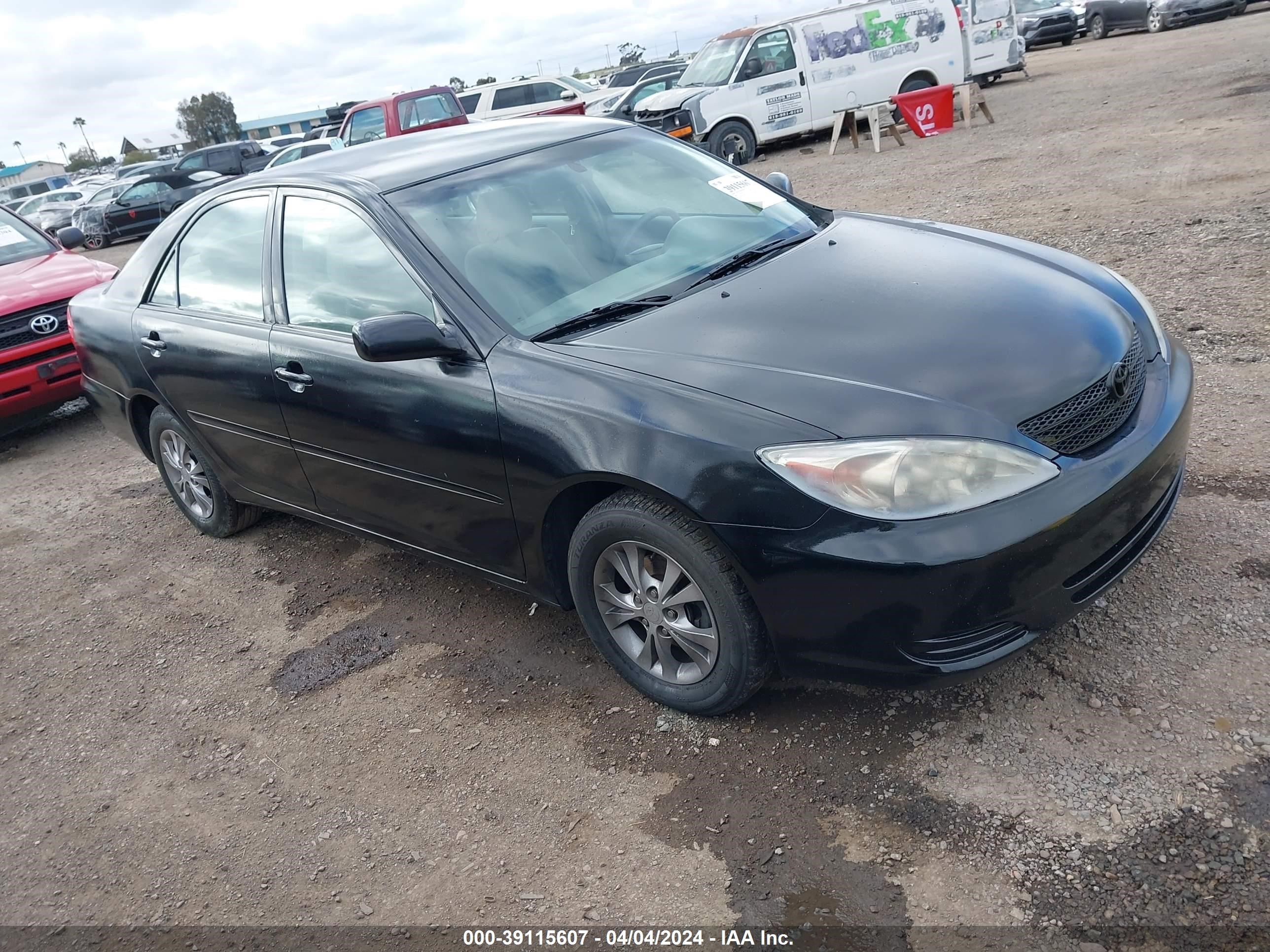 toyota camry 2004 4t1bf32kx4u067285