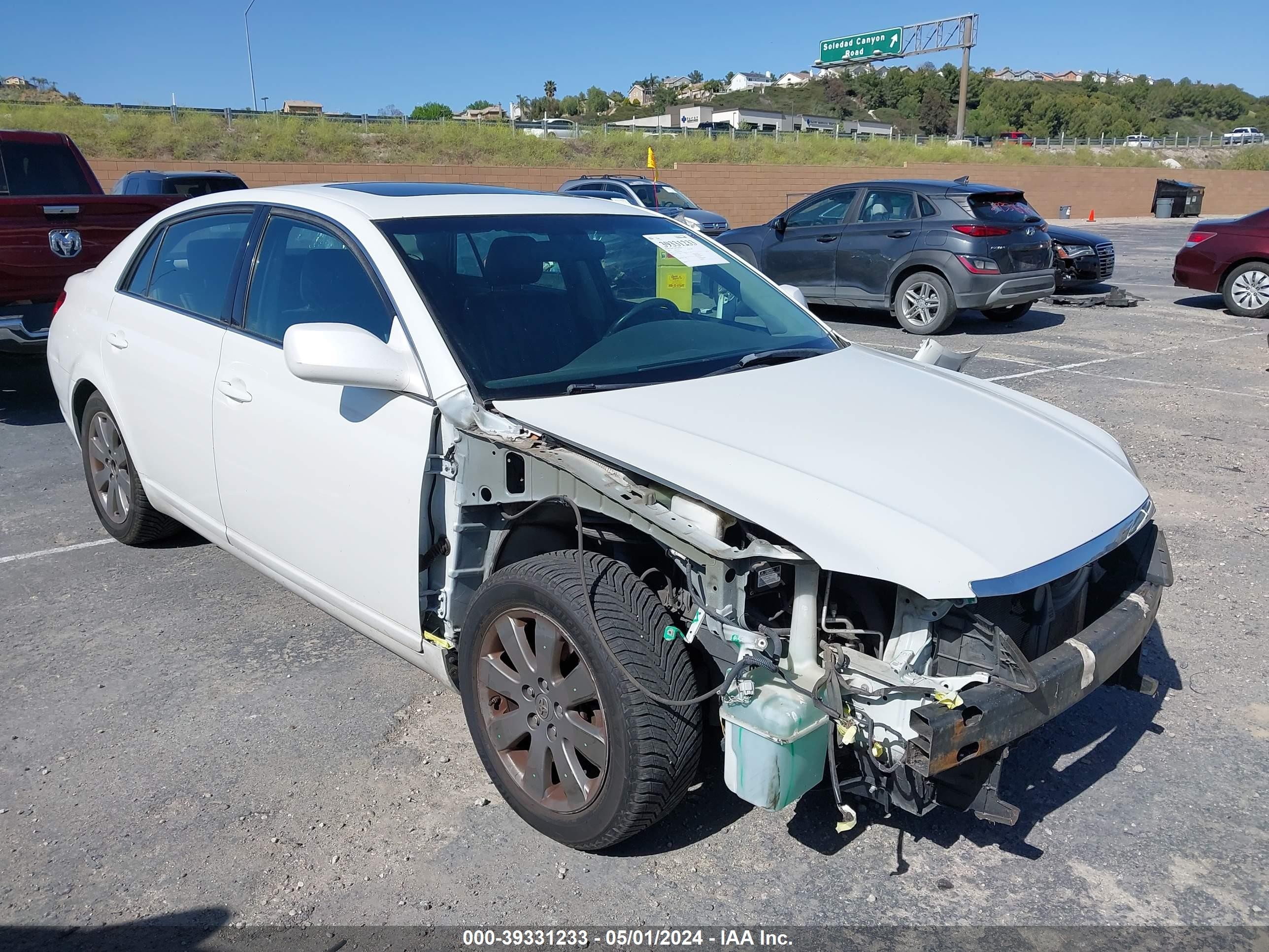 toyota avalon 2007 4t1bk36b07u246493