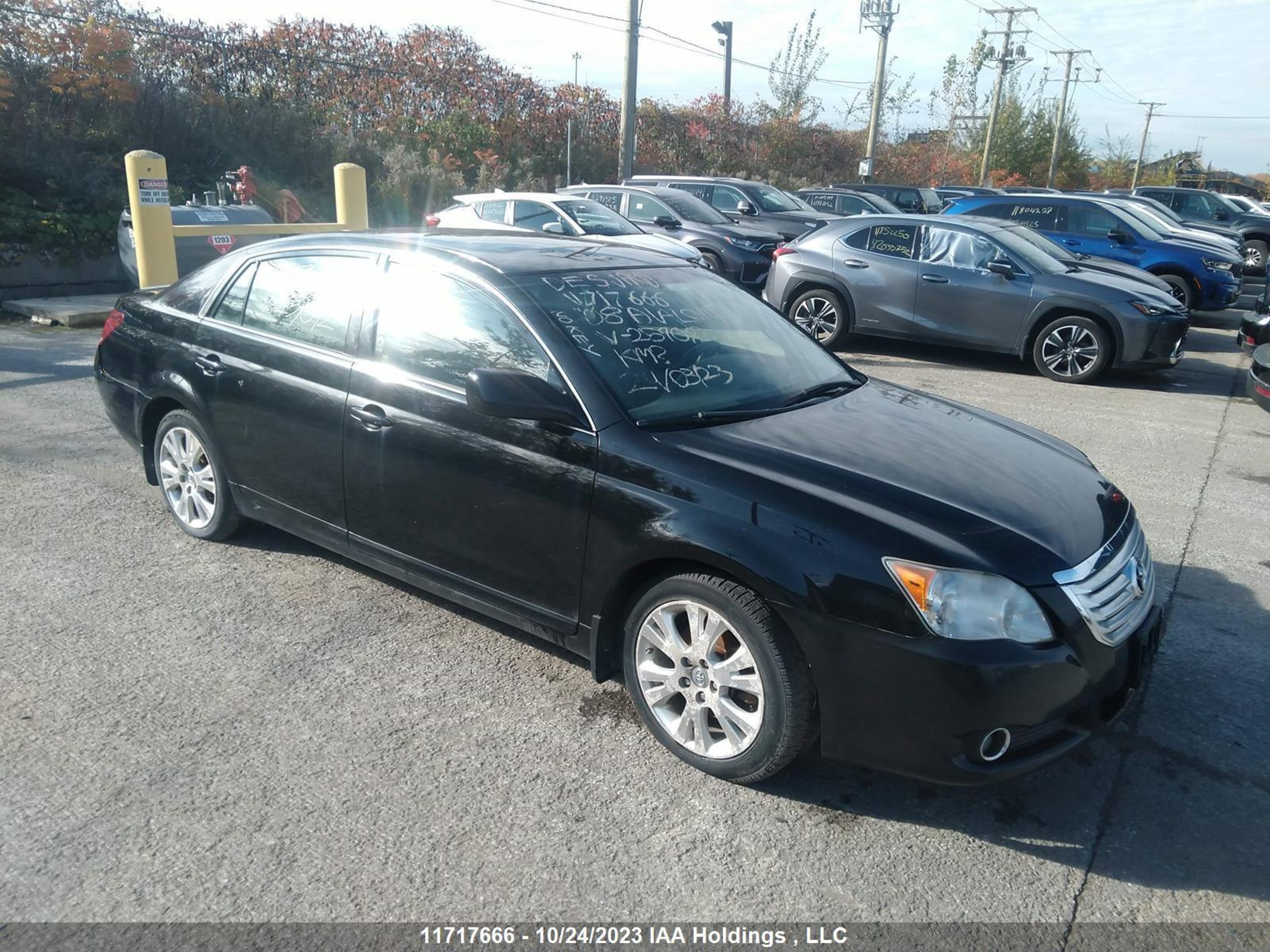 toyota avalon 2008 4t1bk36b18u259092