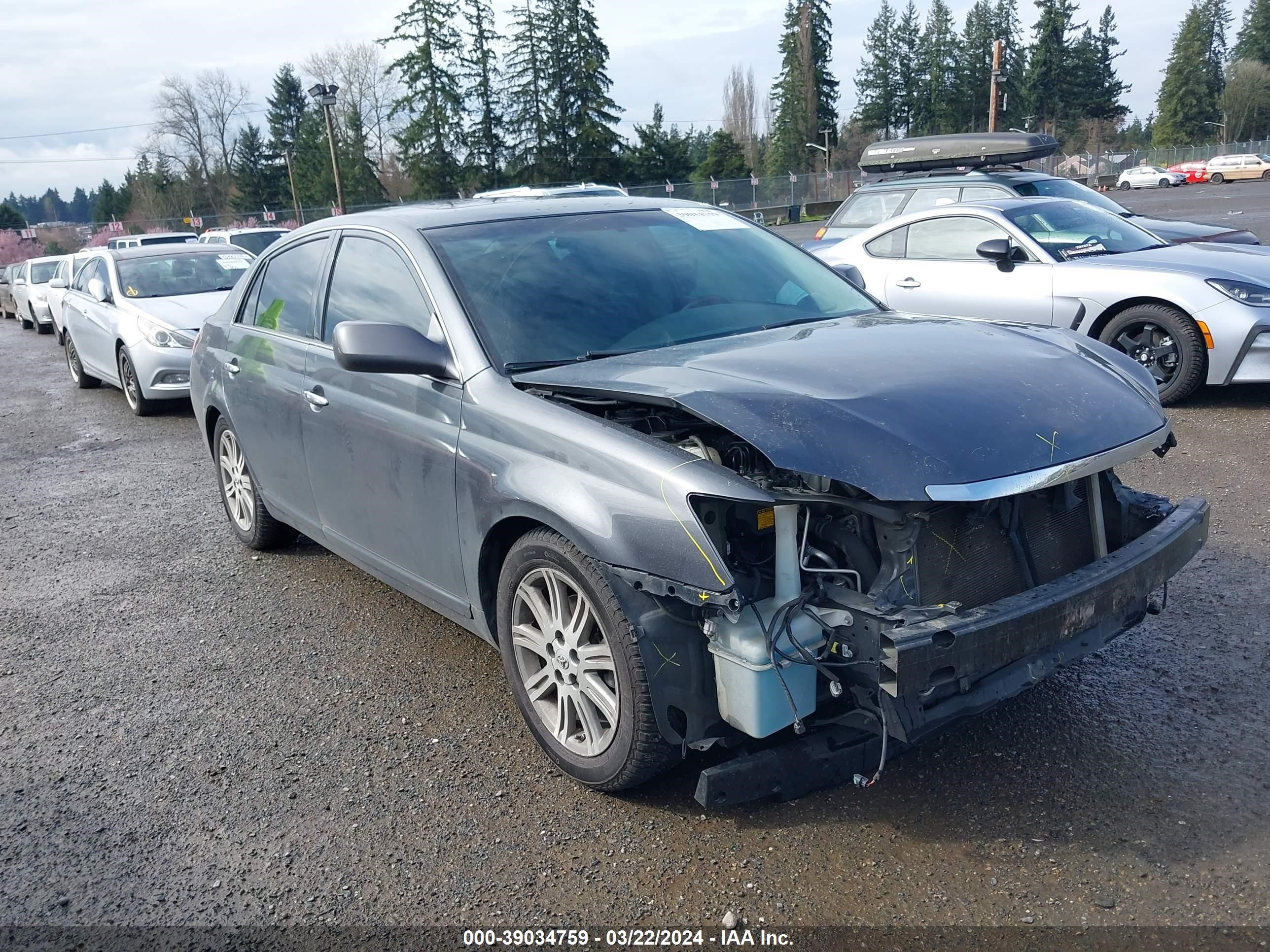 toyota avalon 2008 4t1bk36b18u264518