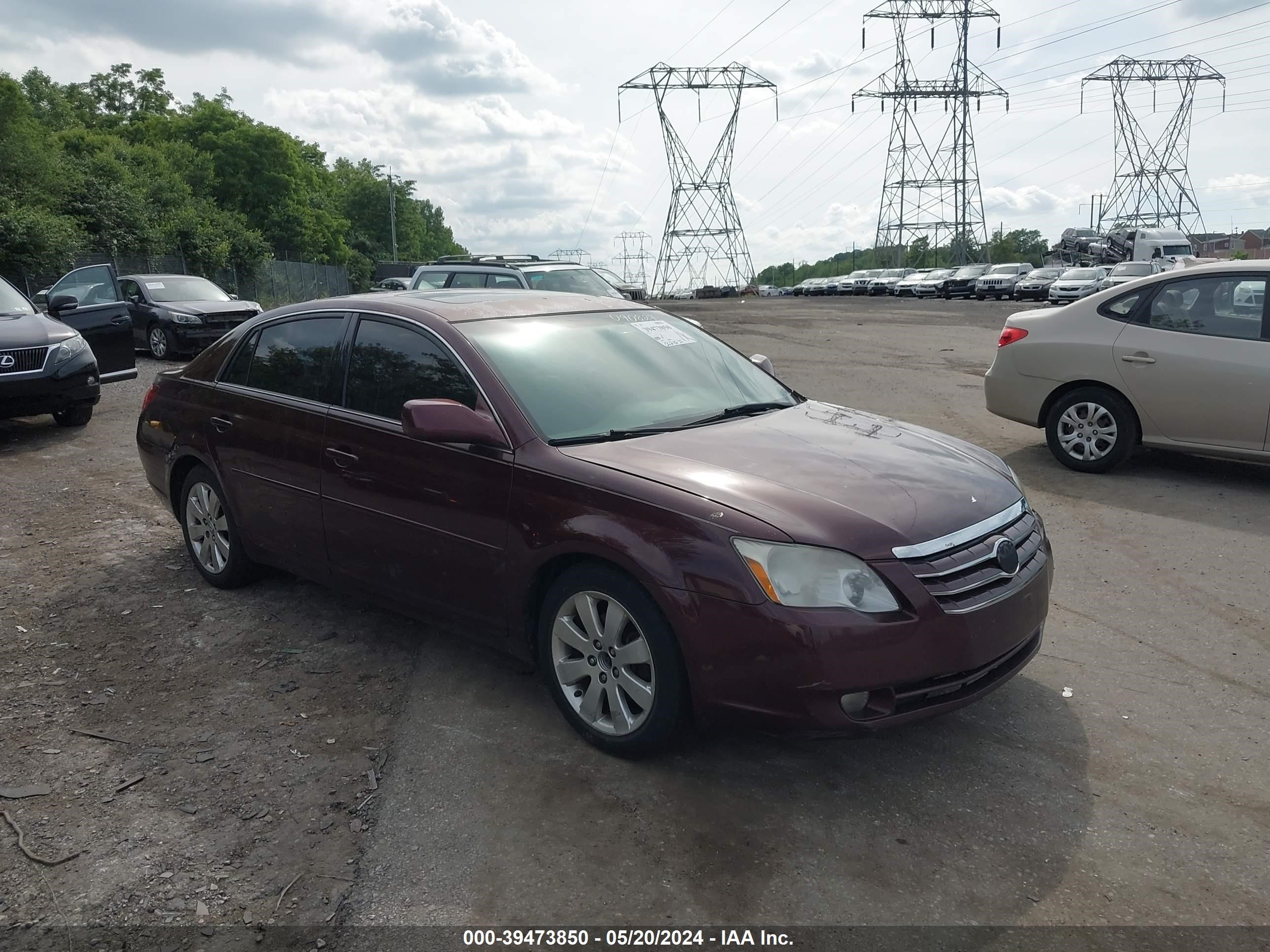 toyota avalon 2006 4t1bk36b26u090827