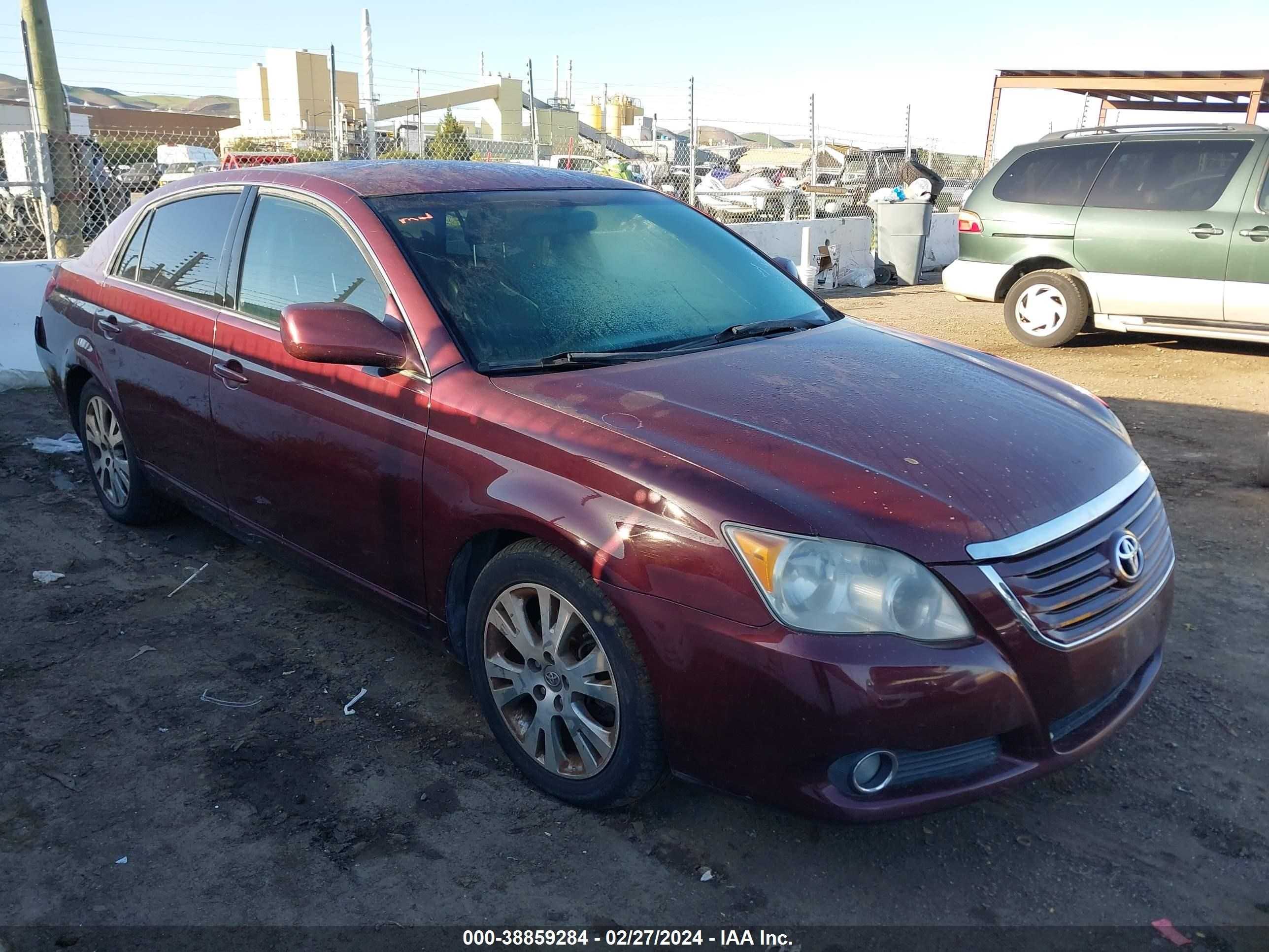 toyota avalon 2008 4t1bk36b28u280694