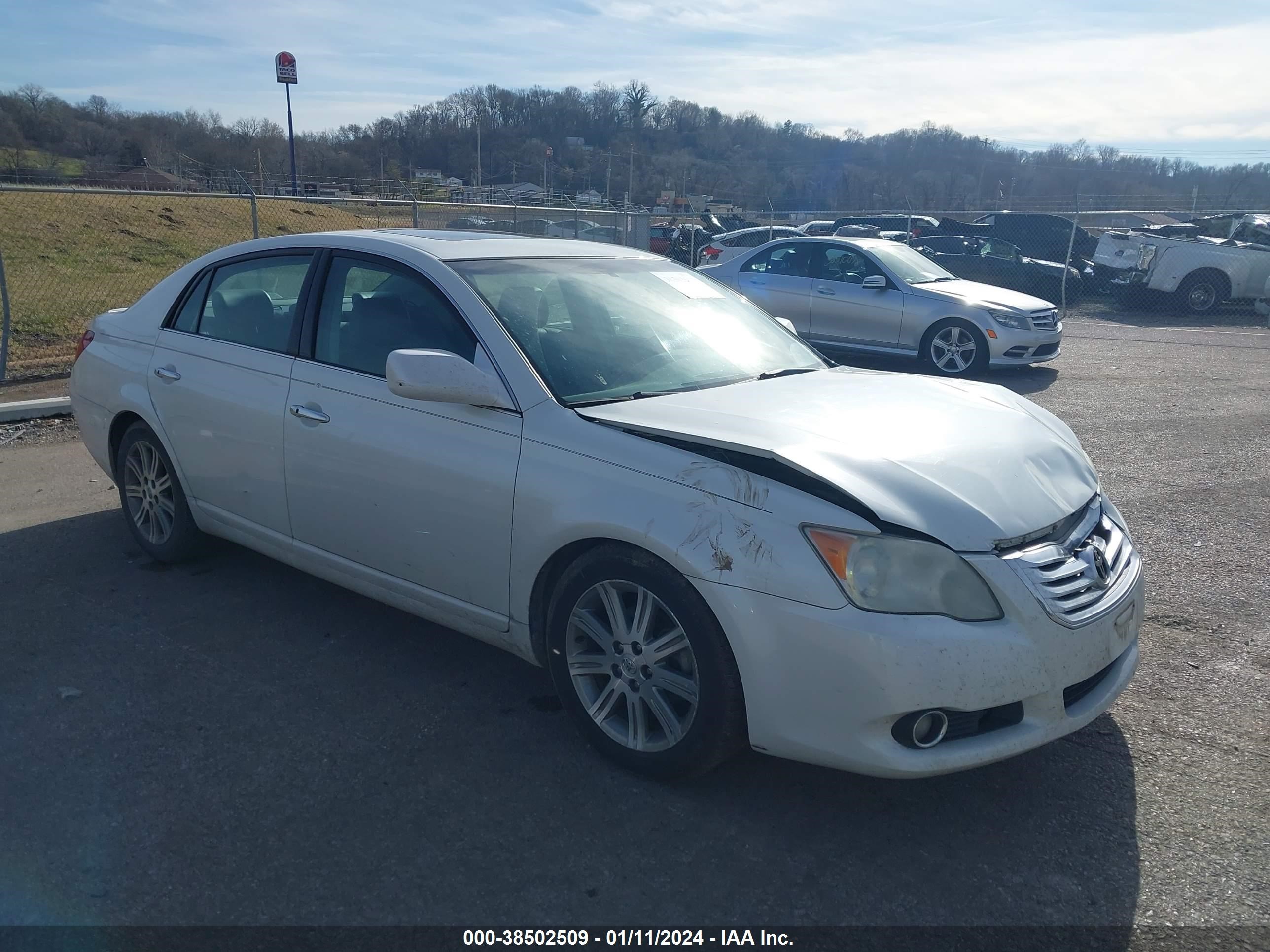 toyota avalon 2008 4t1bk36b58u319472