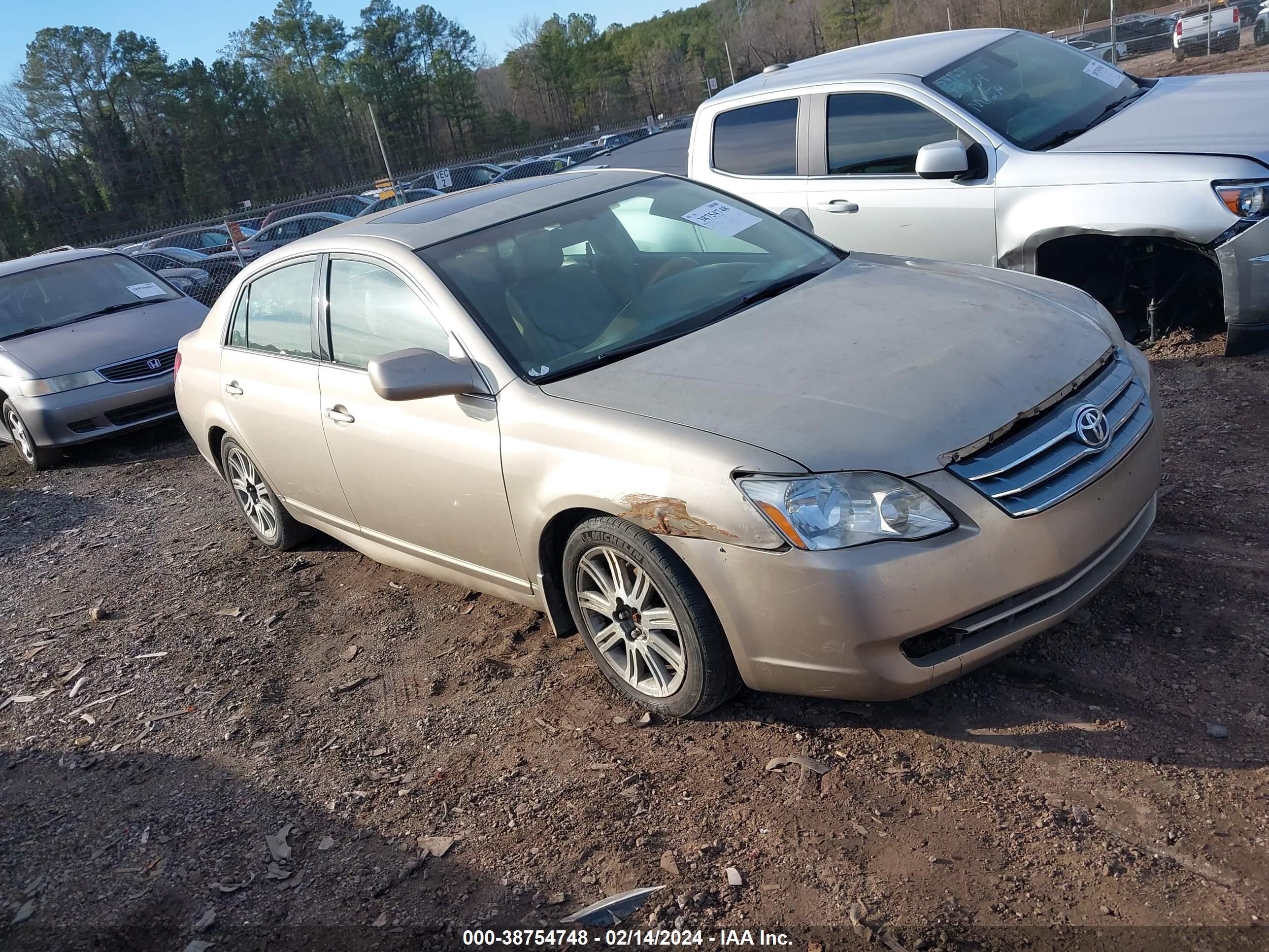 toyota avalon 2007 4t1bk36b67u228905