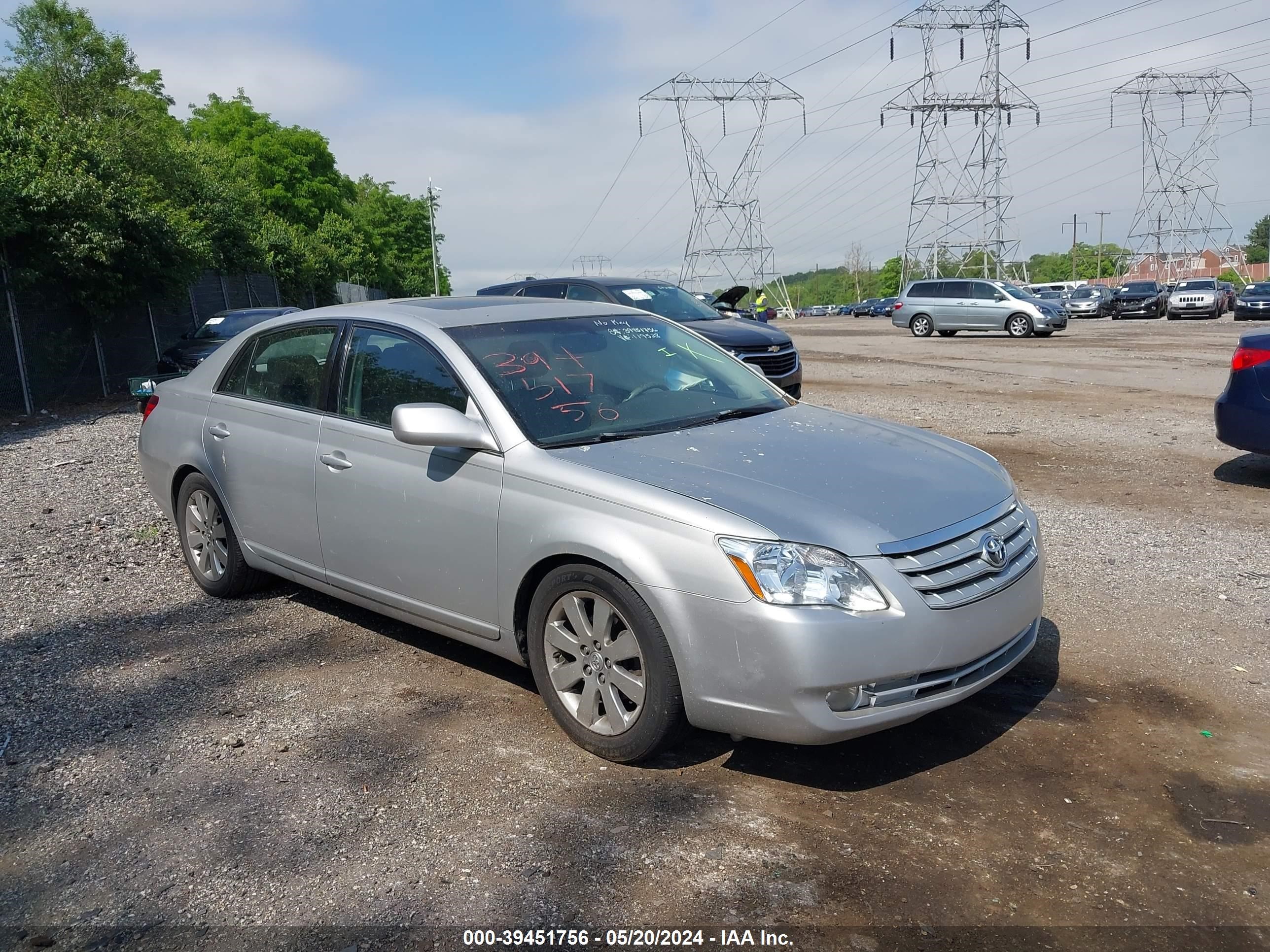 toyota avalon 2006 4t1bk36b76u119528