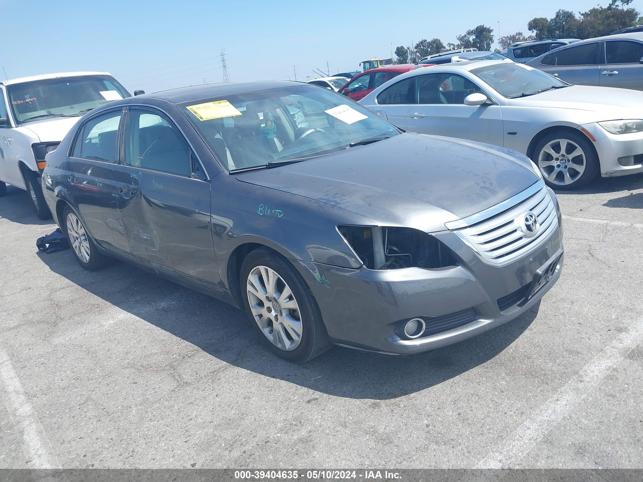 toyota avalon 2008 4t1bk36b78u293005