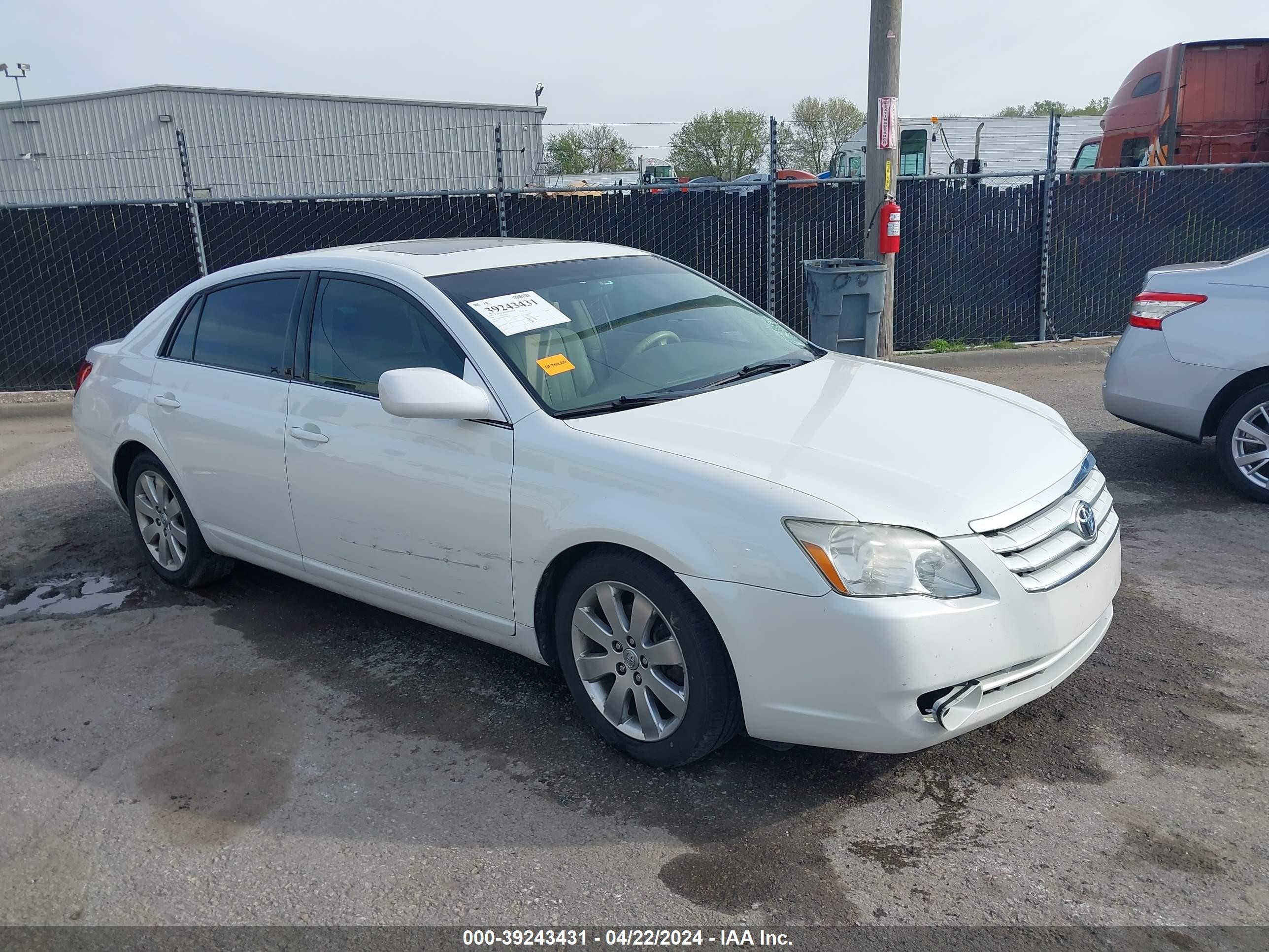 toyota avalon 2006 4t1bk36b86u122132