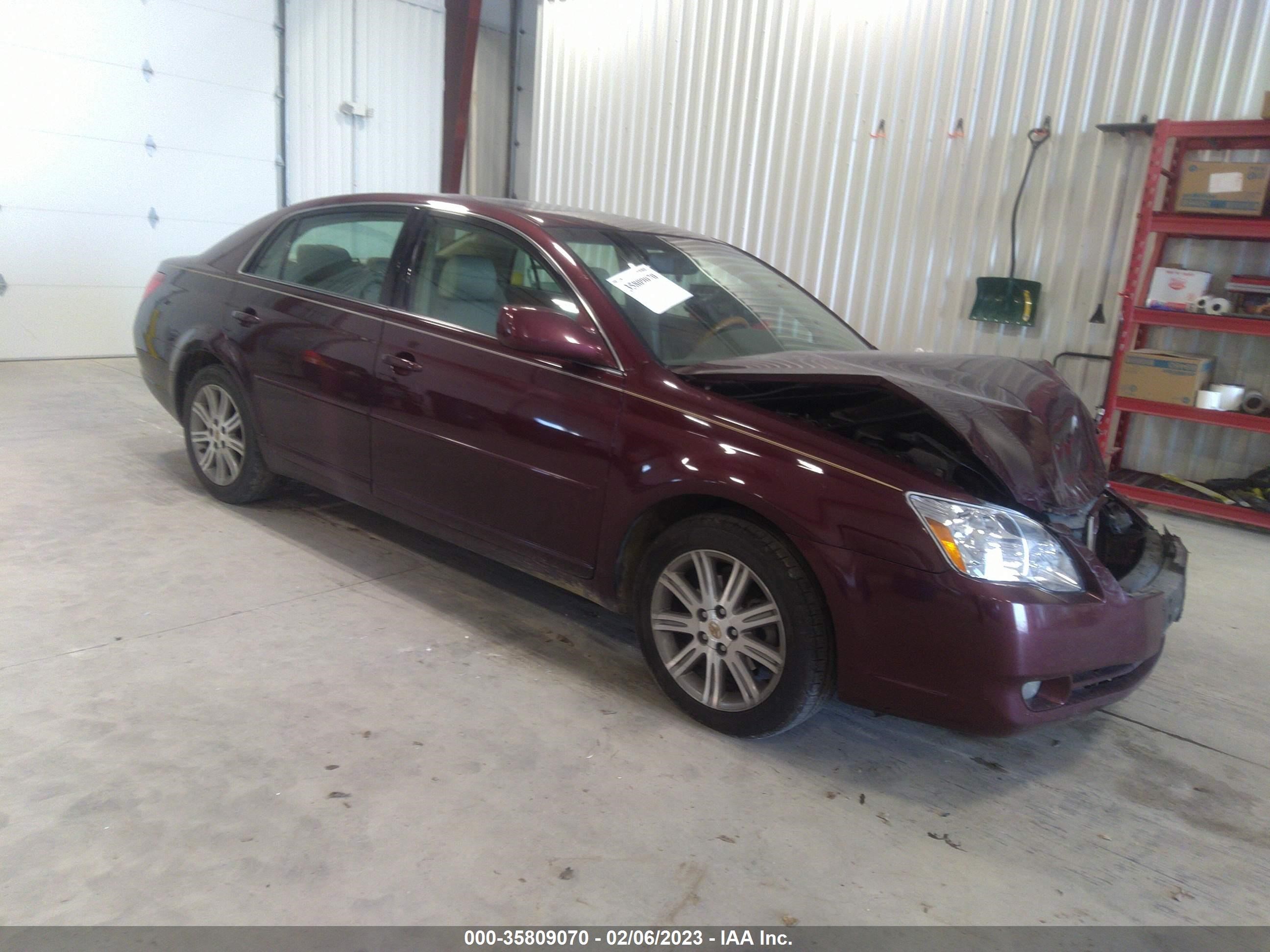 toyota avalon 2007 4t1bk36b87u169890