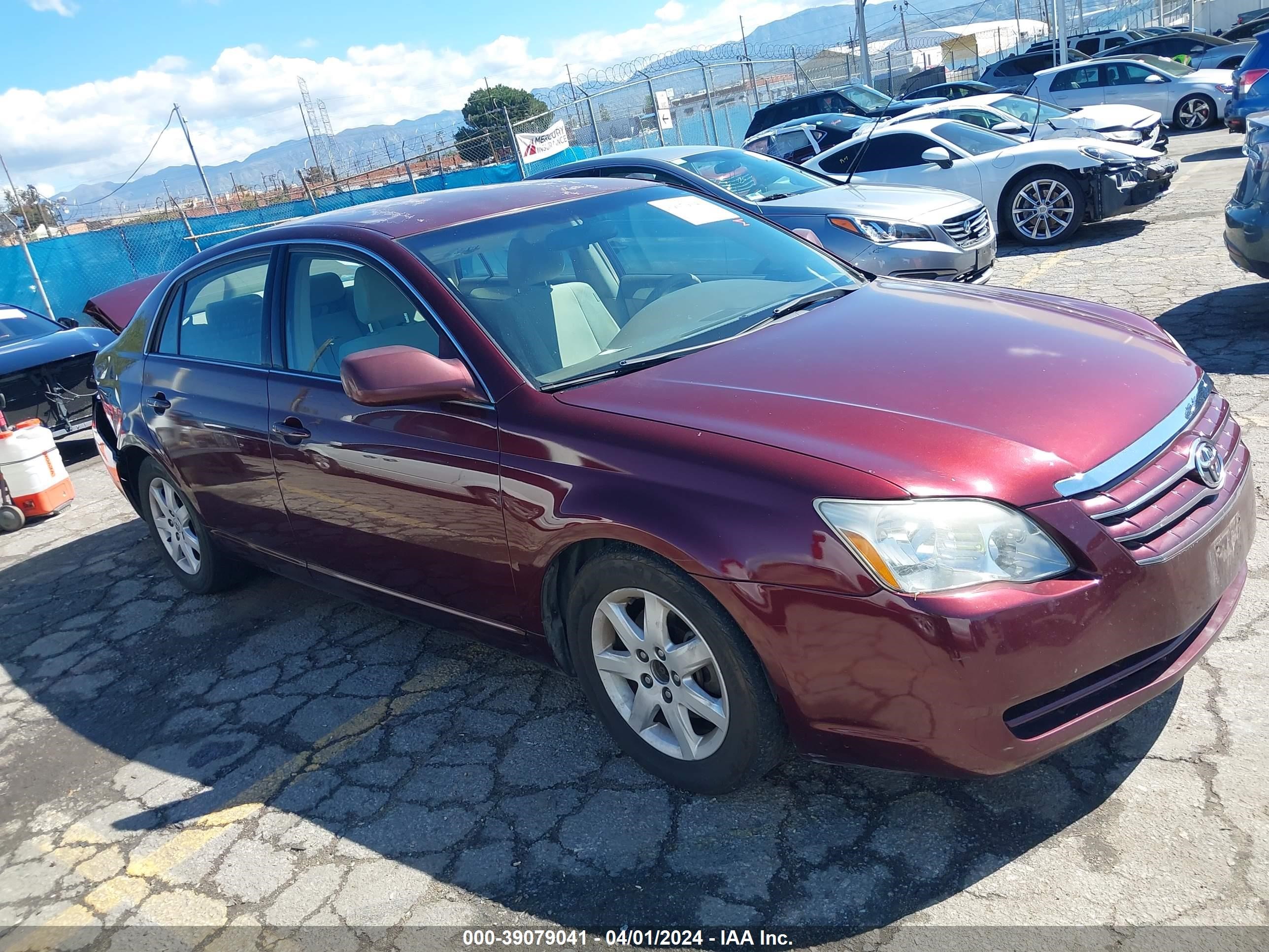 toyota avalon 2006 4t1bk36b96u126805