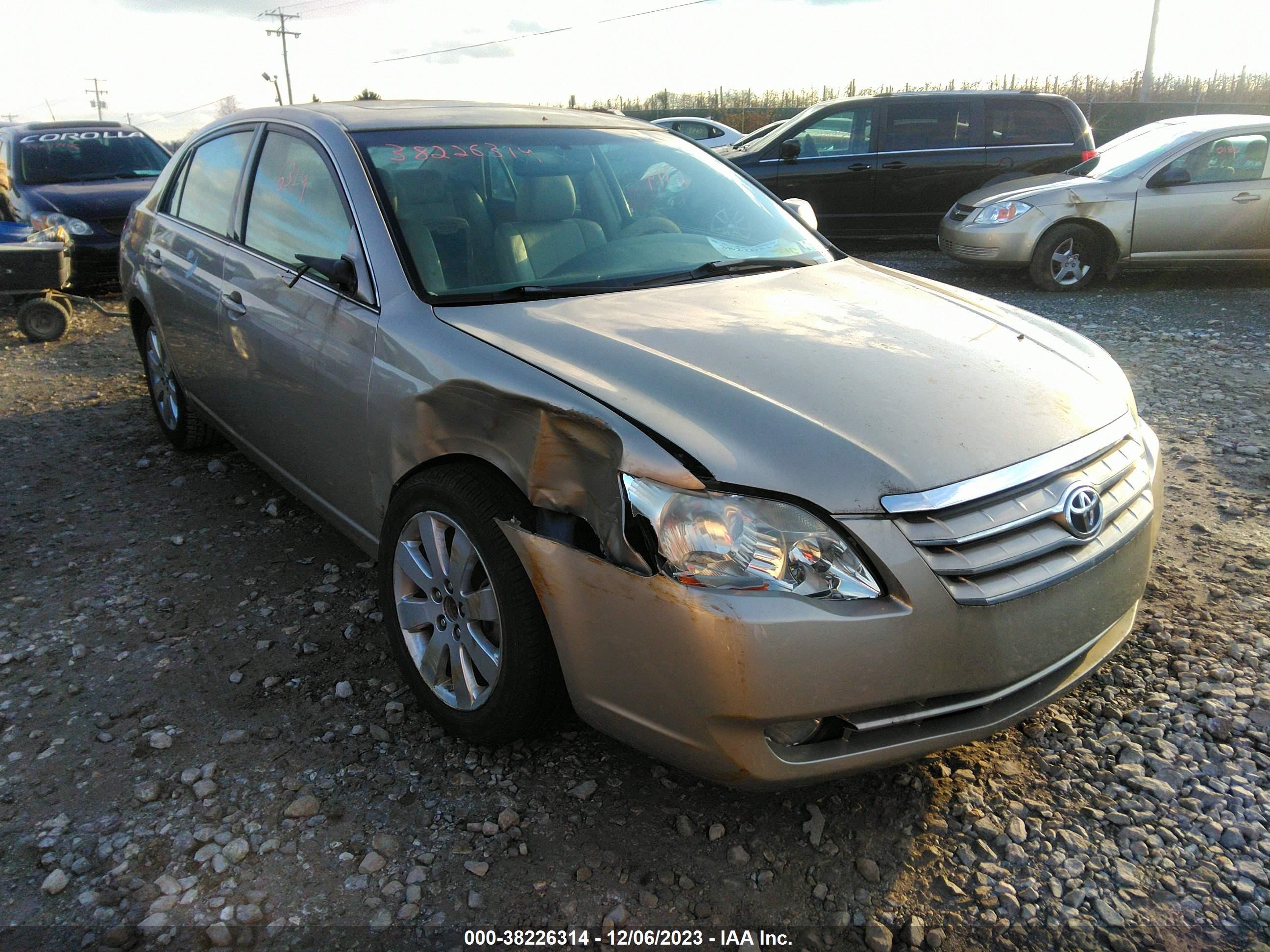 toyota avalon 2007 4t1bk36b97u206087