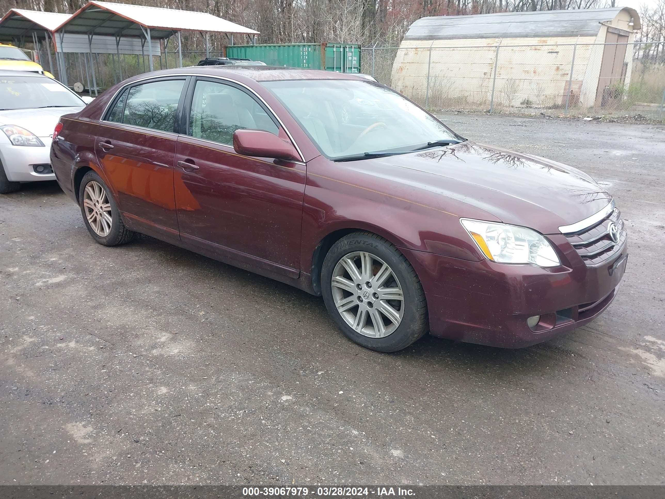 toyota avalon 2007 4t1bk36b97u226100